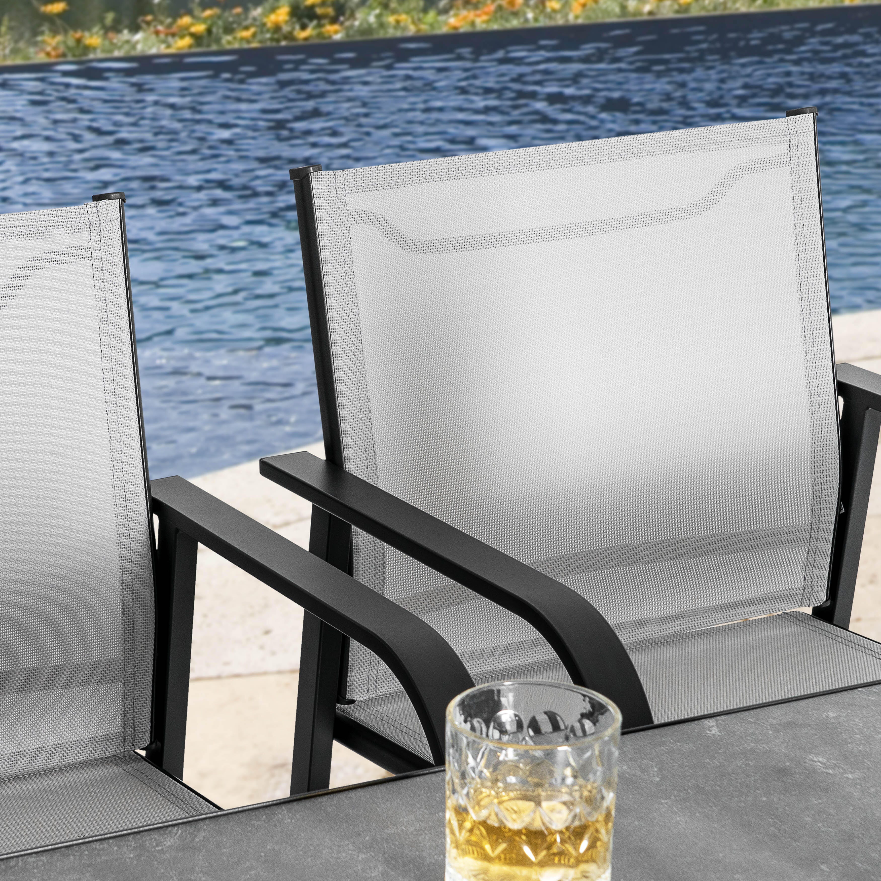 Nuu Garden Outdoor Bar Table with 2 Bar Stools, , large