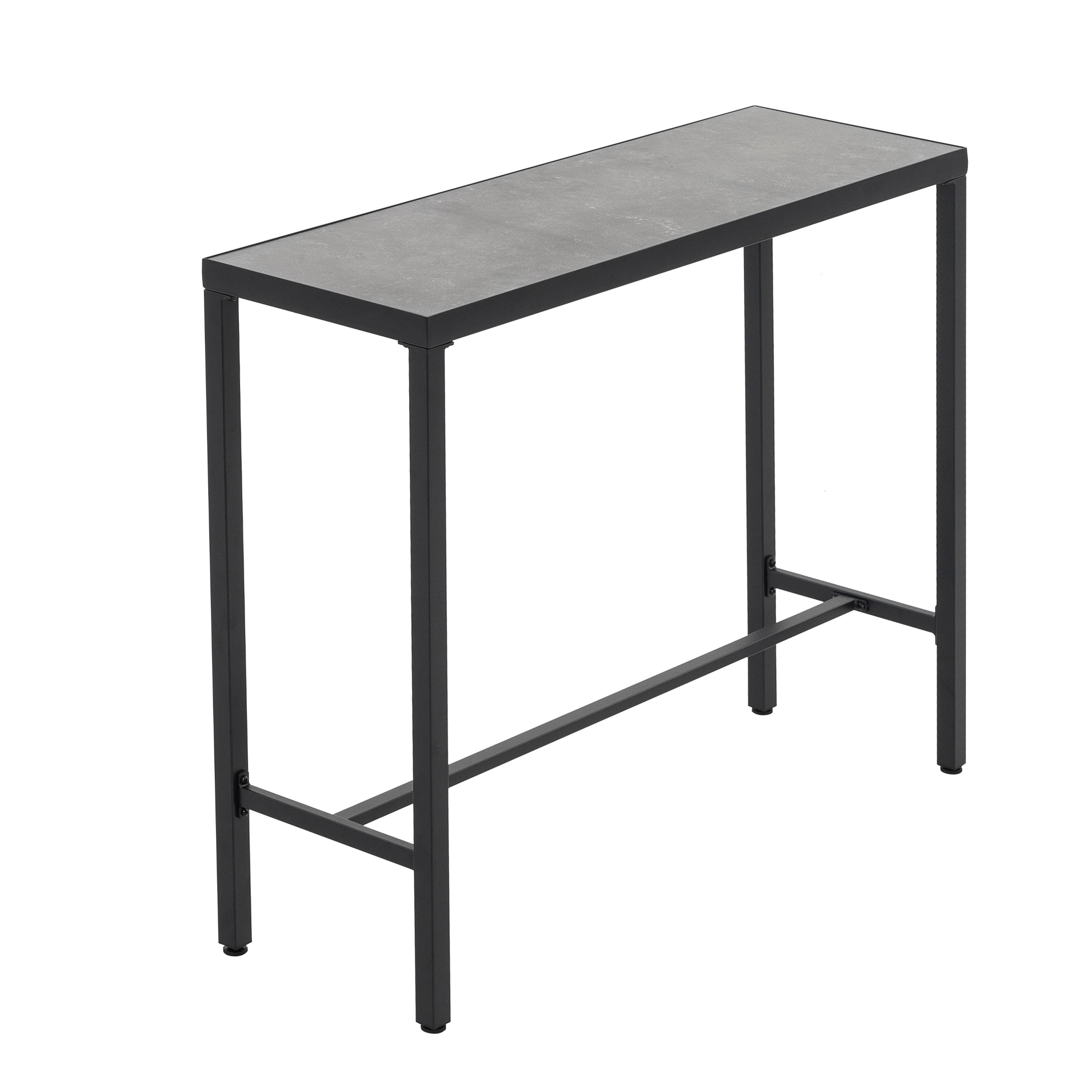 Nuu Garden Outdoor Bar Table and 2 Textilene Bar Stools, , large