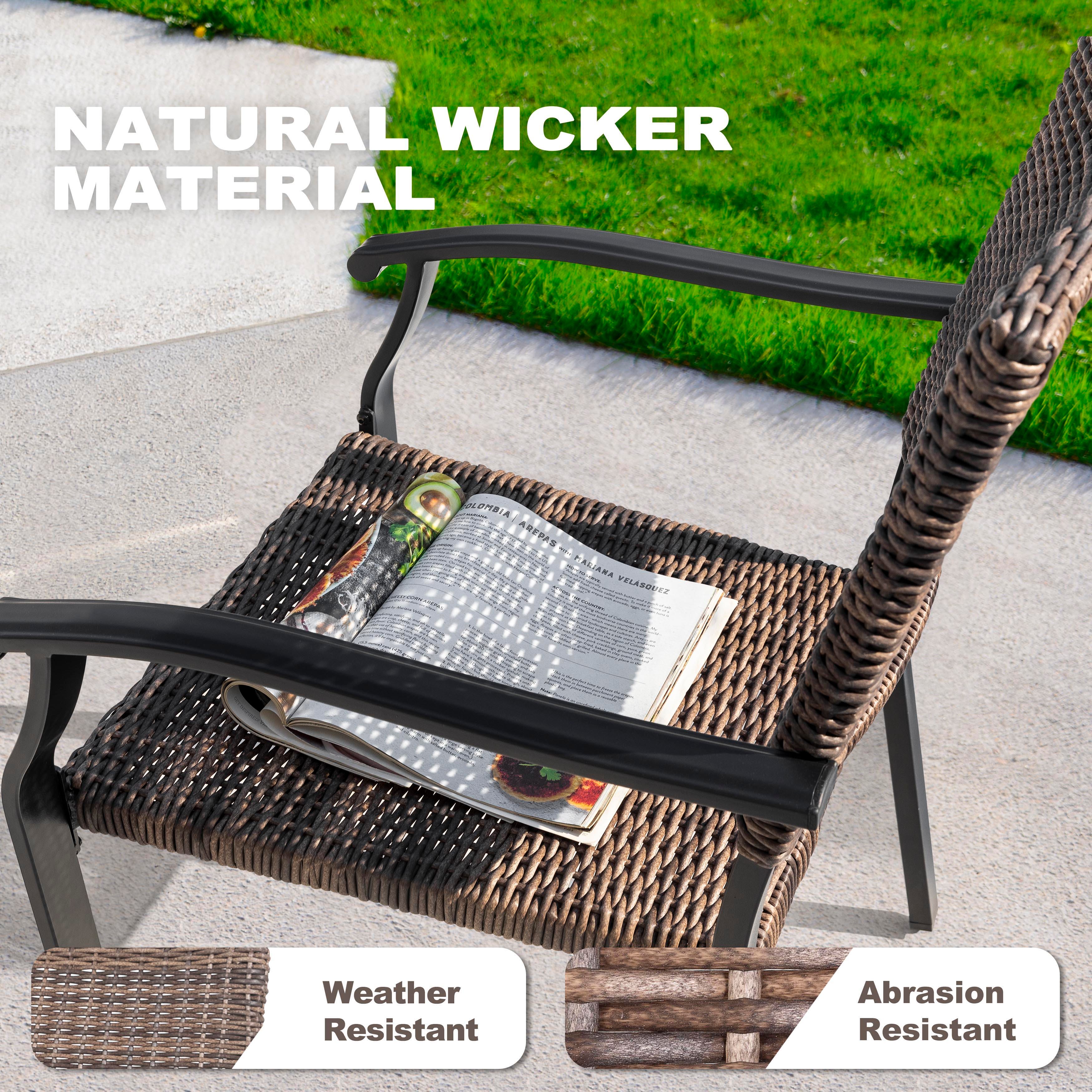 Nuu Garden Outdoor Bistro Table and 2 Chairs, , large