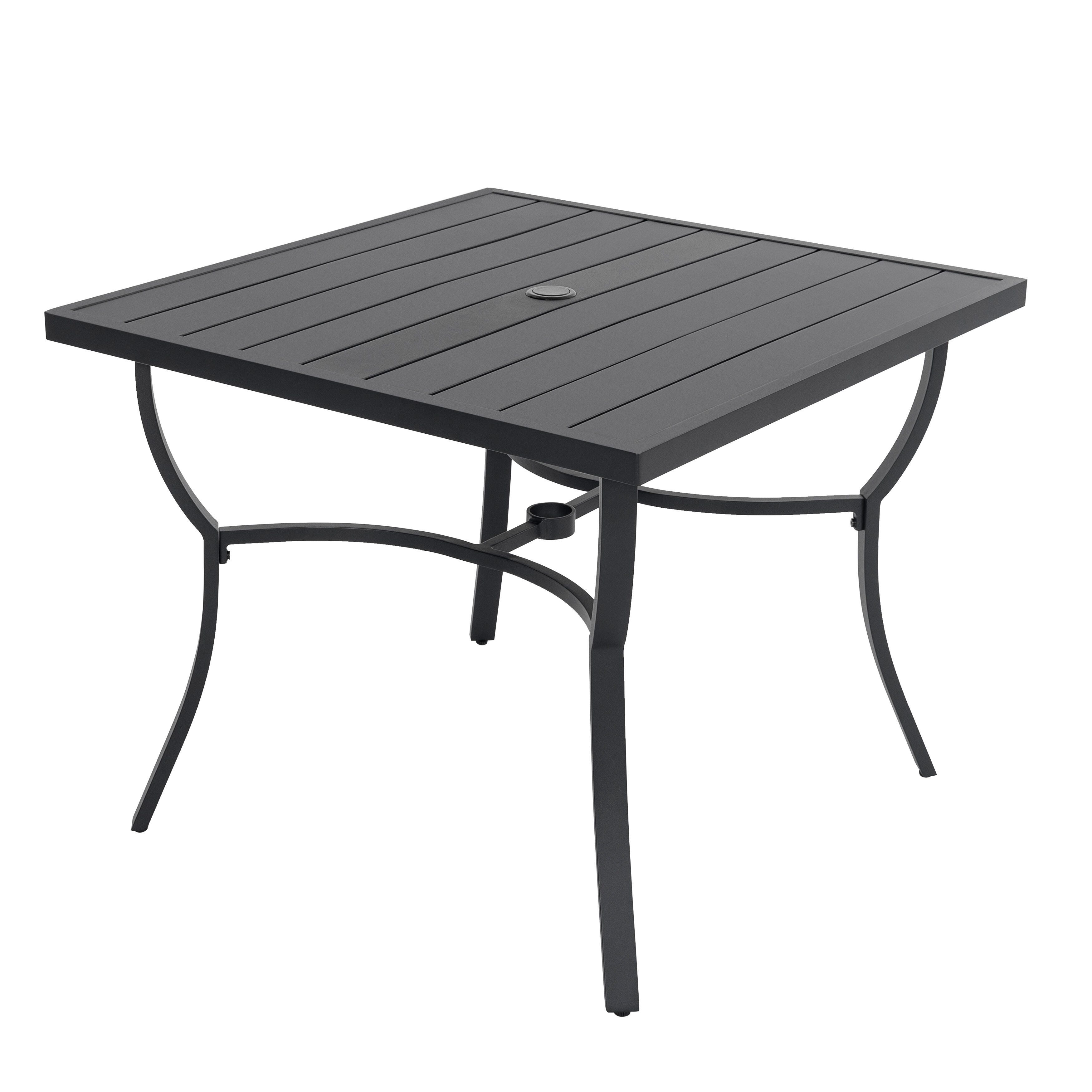 Nuu Garden Outdoor Dining Table with 4 Chairs, , large