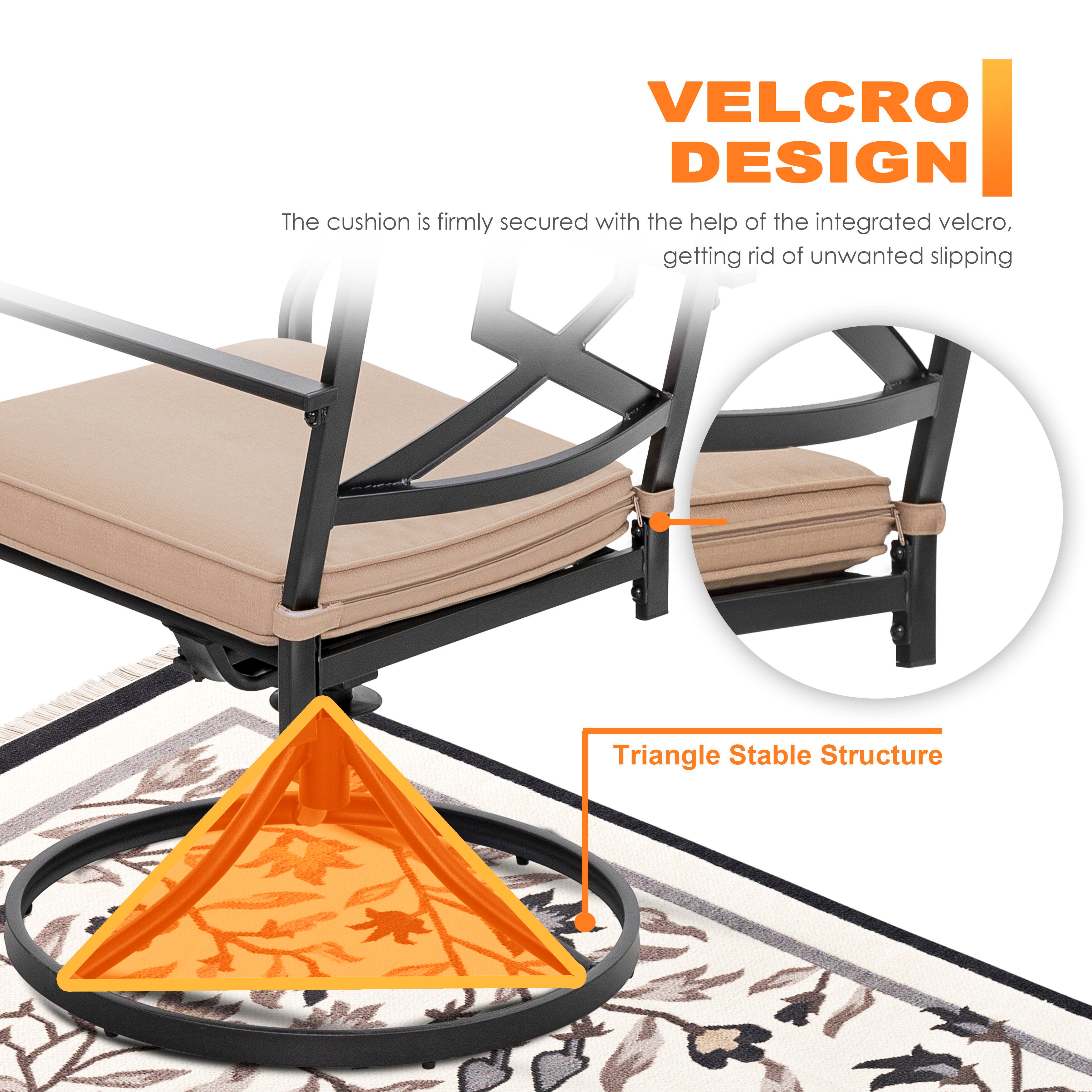 Nuu Garden Outdoor Fire Pit Table and 4 Chairs, , large