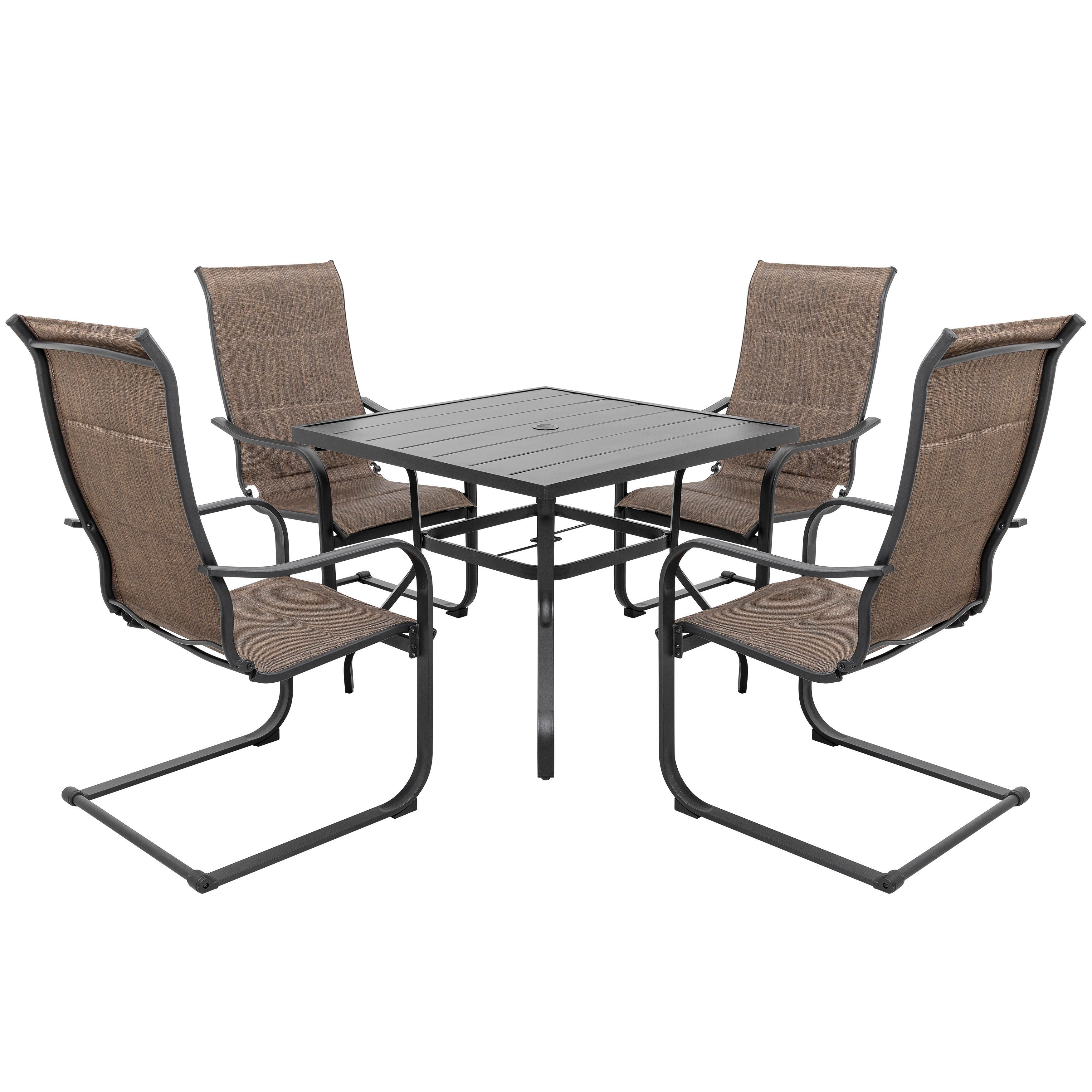 Nuu Garden Outdoor Dining Table and 4 Chairs, , large
