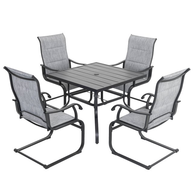 Nuu Garden Solstice Outdoor Dining Table and 4 Chairs