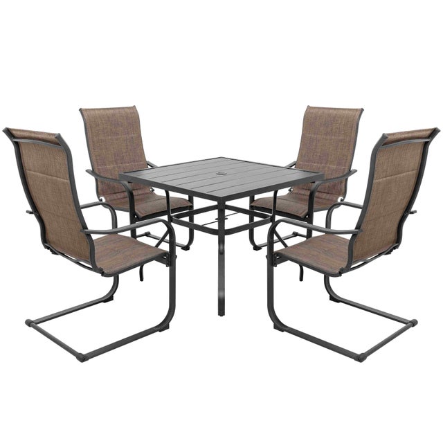 Nuu Garden Solstice Outdoor Dining Table and 4 Chairs