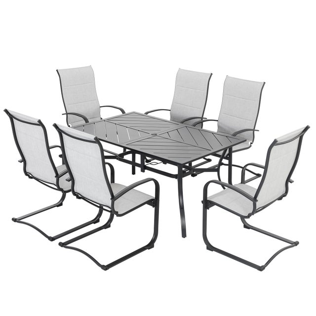 Nuu Garden Outdoor Dining Table and 6 Chairs