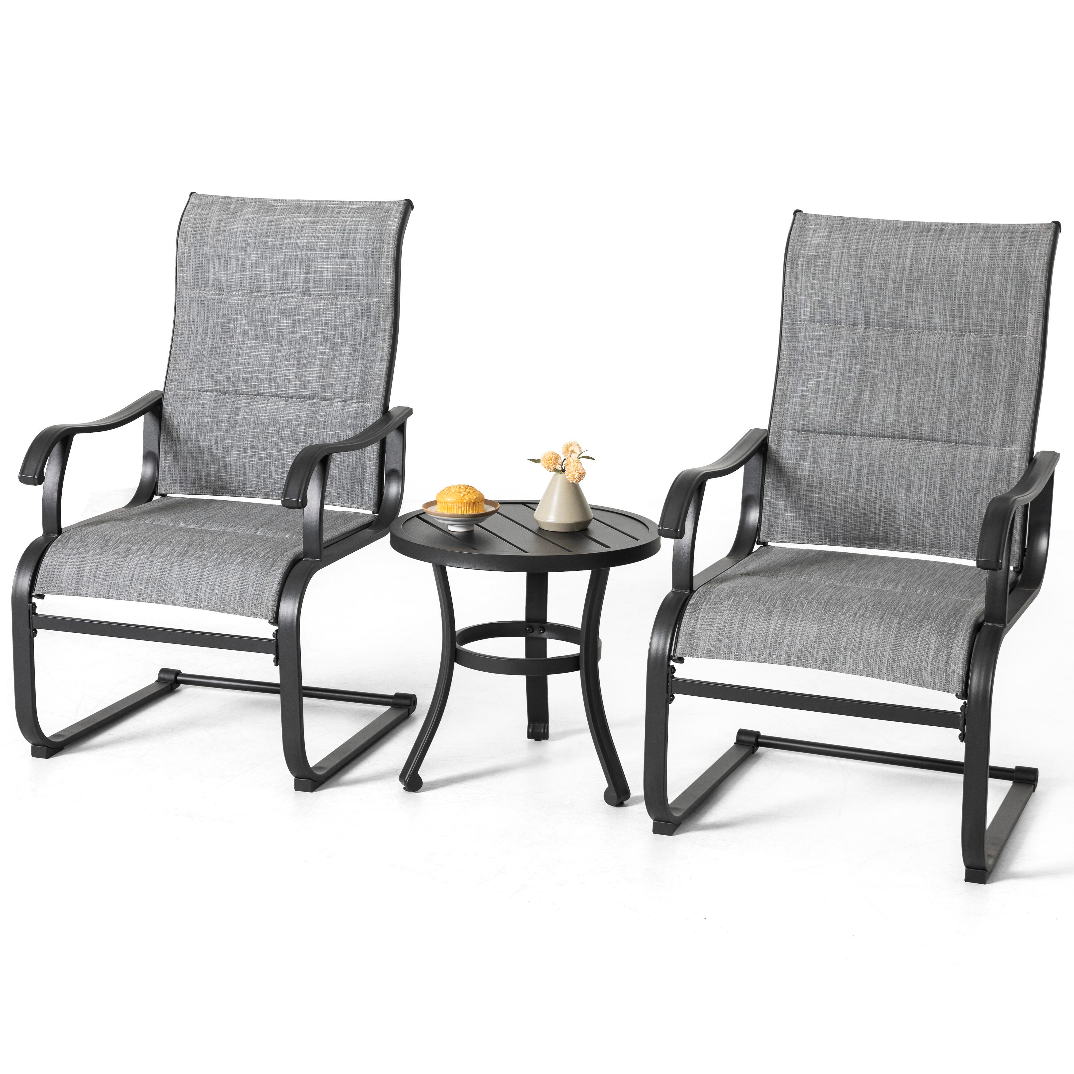 Nuu Garden Side Table and 2 Chairs, , large