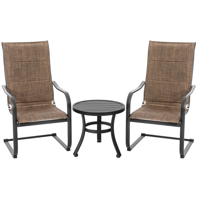 Nuu Garden Modular Side Table and 2 Chairs