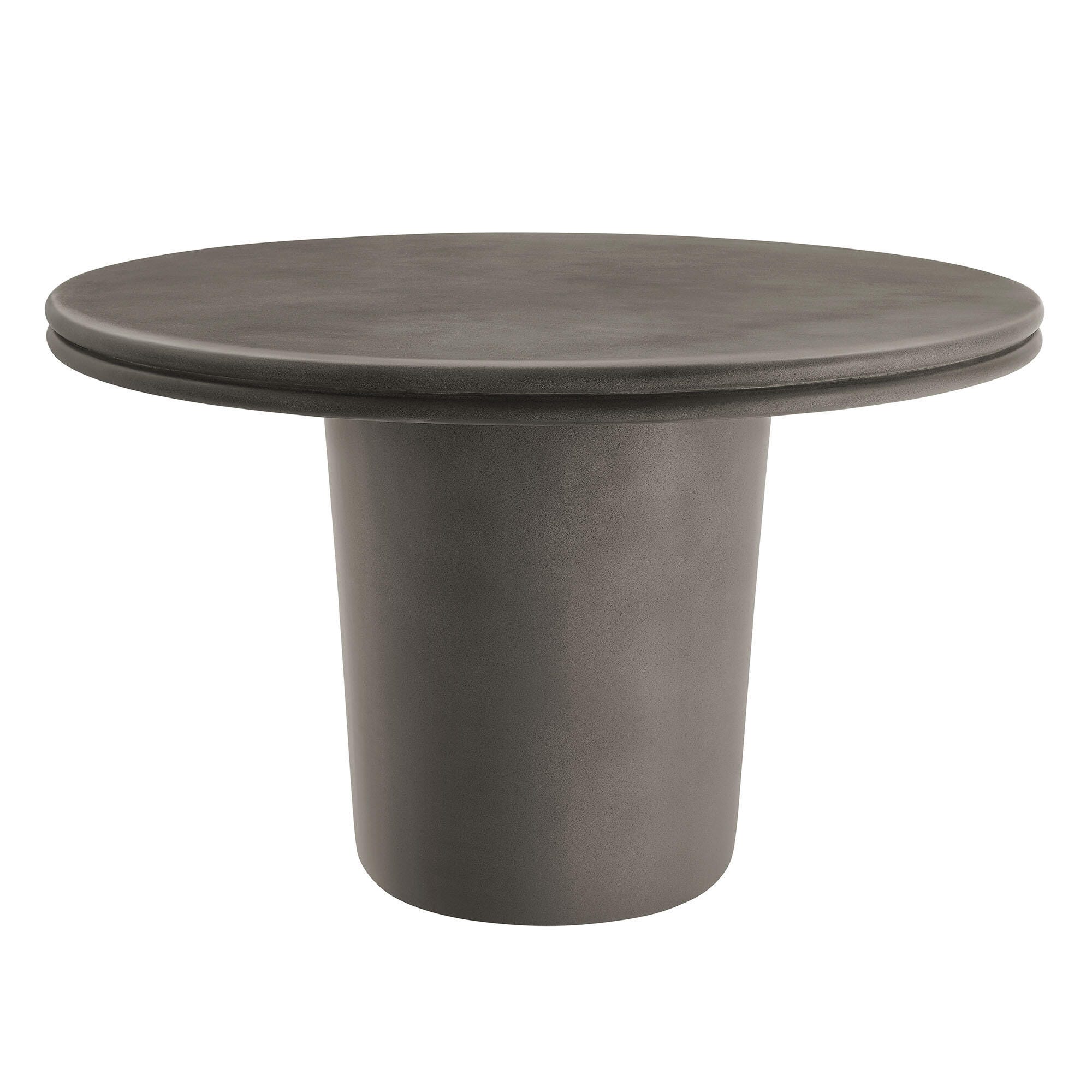 Modway Brion Outdoor Dining Table, Gray, large