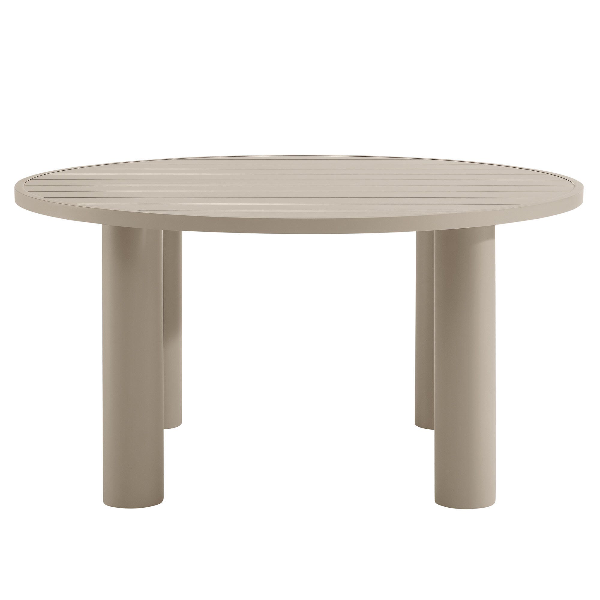 Modway Nautica Outdoor Dining Table, Taupe, large
