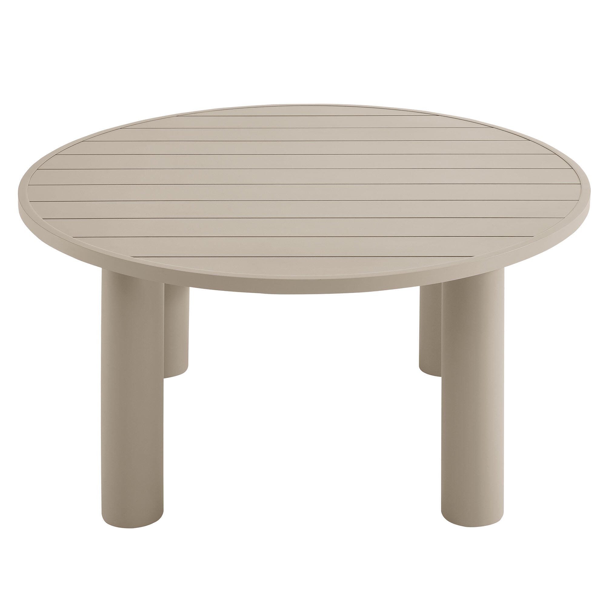 Modway Nautica Outdoor Dining Table, Taupe, large
