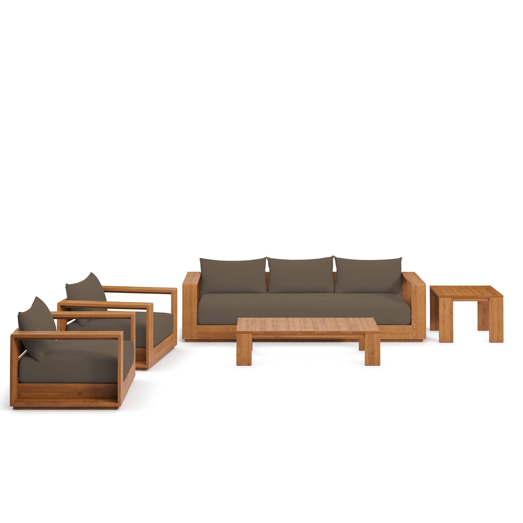 Modway Tahoe Outdoor Conversation Set with Coffee Table, , large