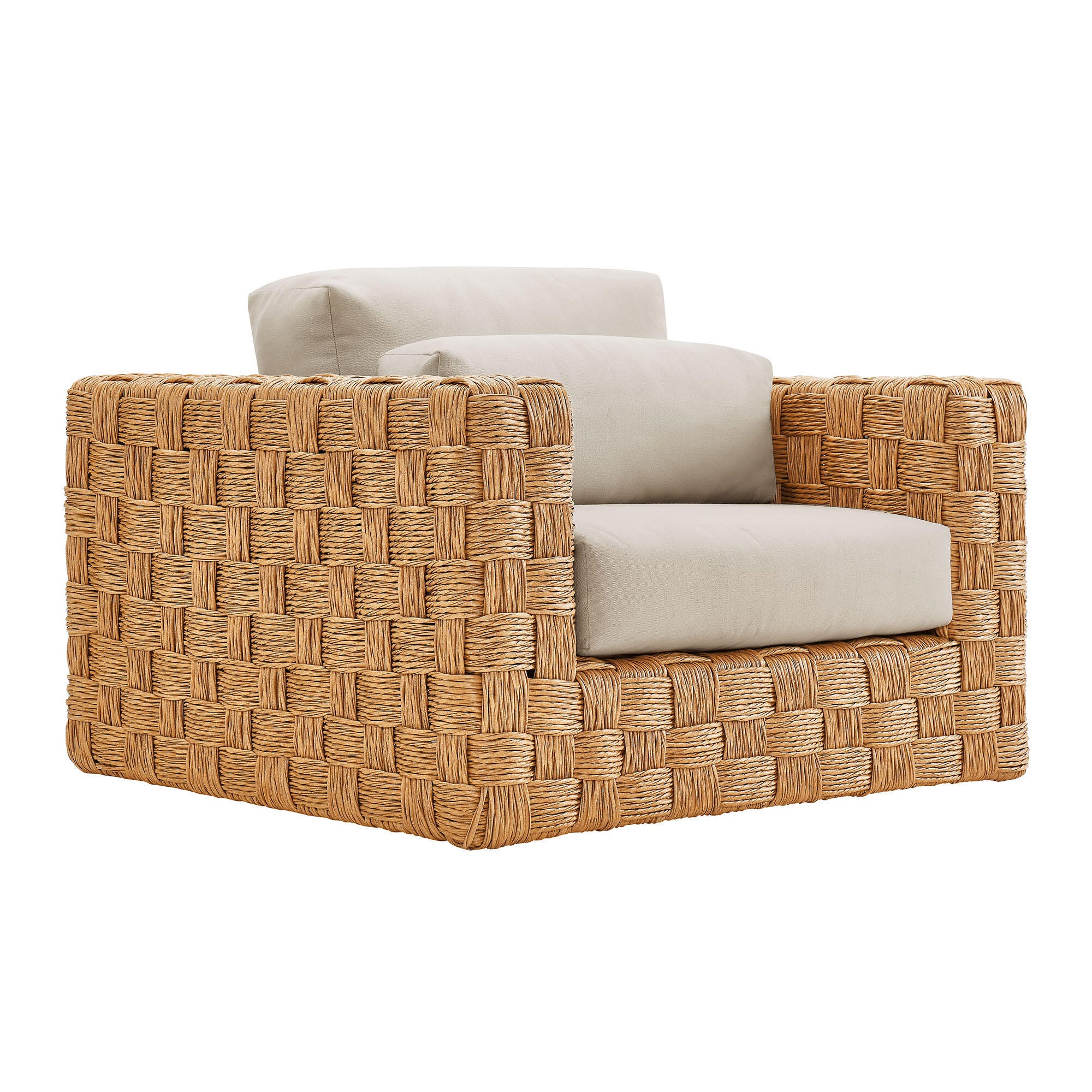 Modway Thames Outdoor Loveseat and 2 Armchairs with Coffee Table, , large