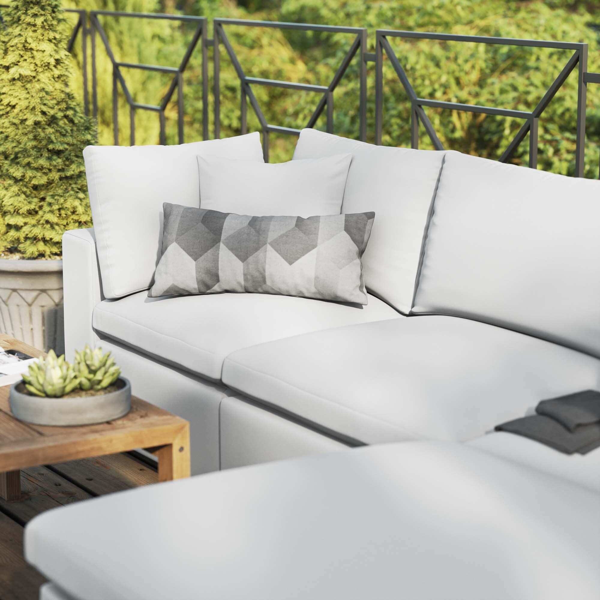 Modway Commix 4-Piece Outdoor Sectional, , large