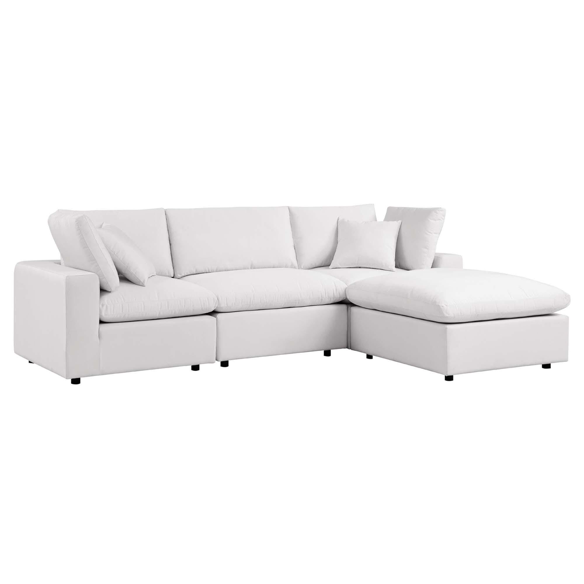 Modway Commix 4-Piece Outdoor Sectional, , large