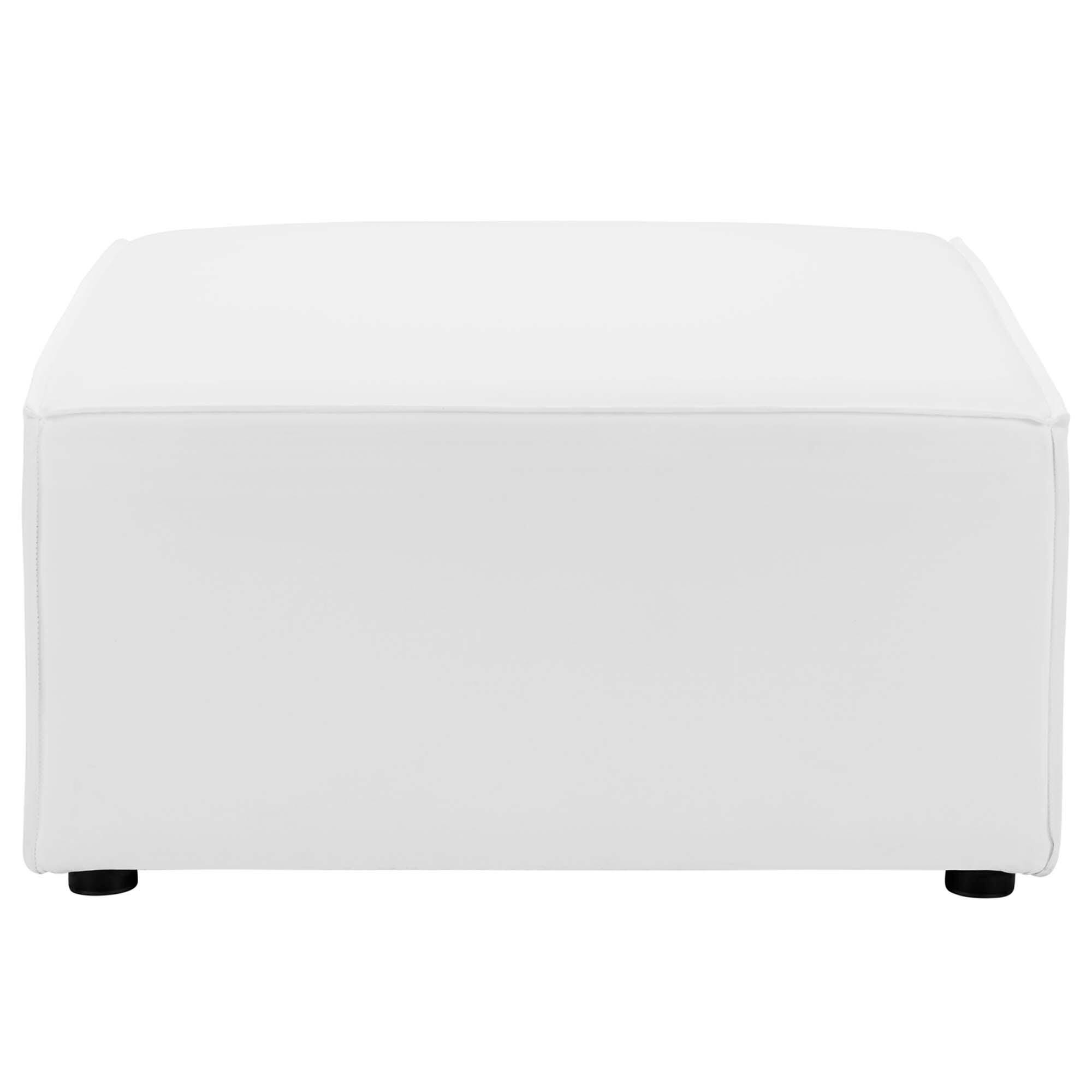 Modway Saybrook 4-Piece Outdoor Sectional, White, large