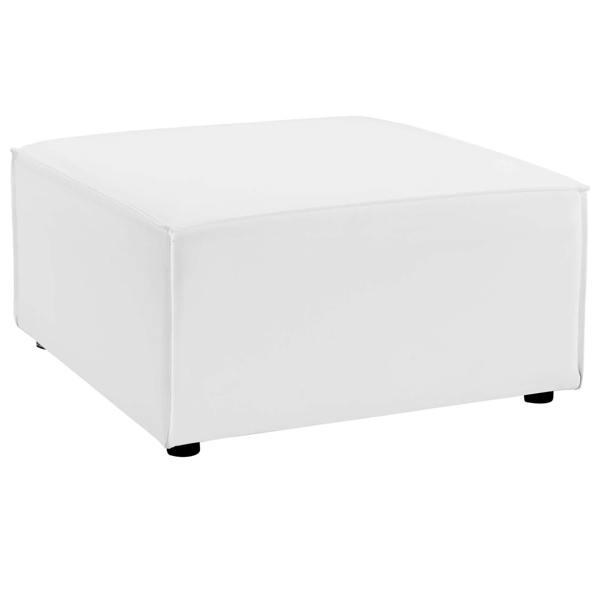 Modway Saybrook 4-Piece Outdoor Sectional, White, large