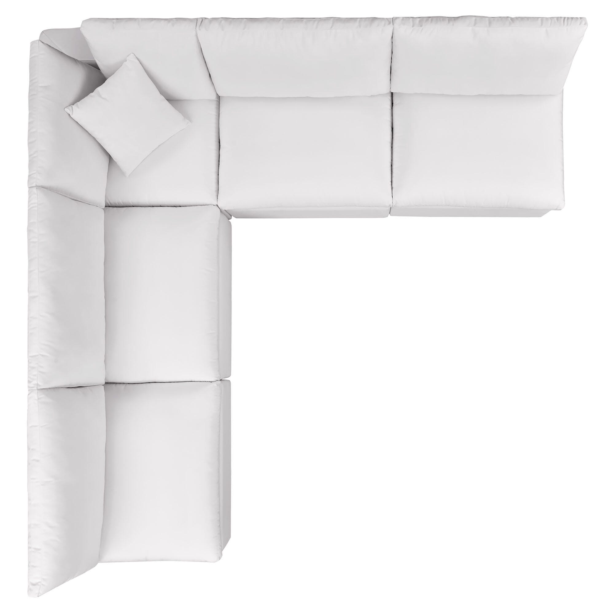 Modway Commix 5-Piece Outdoor Sectional, , large