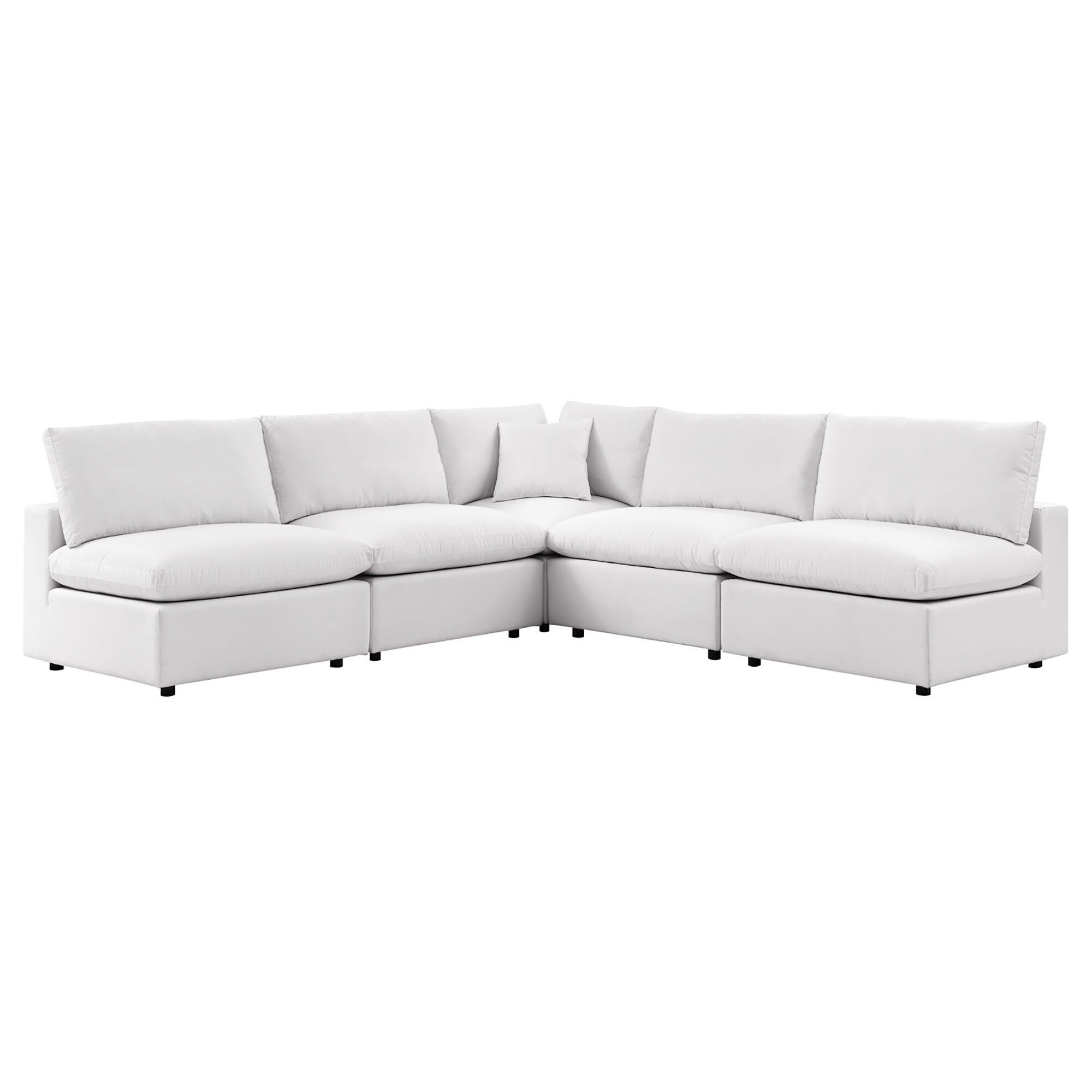 Modway Commix 5-Piece Outdoor Sectional, , large