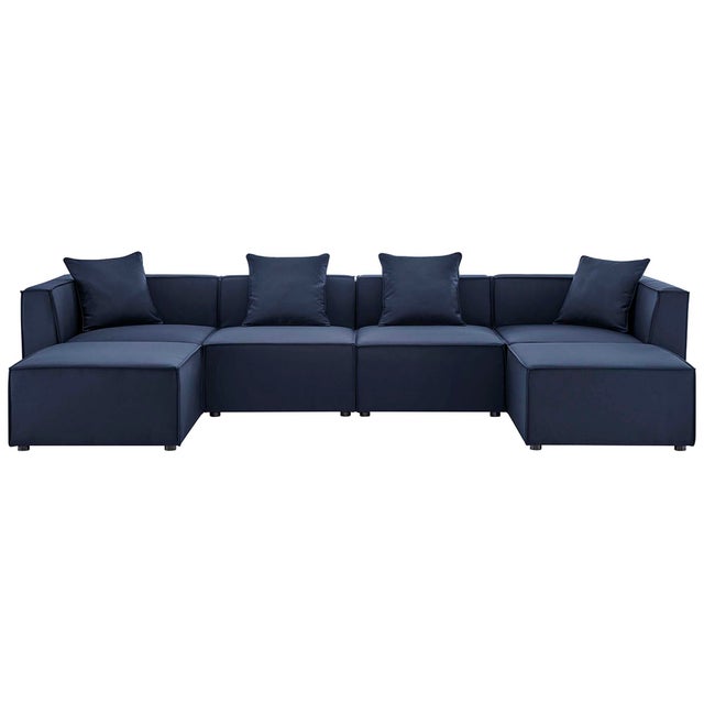 Modway Saybrook 6-Piece Outdoor Sectional