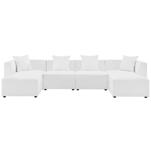 Modway Saybrook 6-Piece Outdoor Sectional