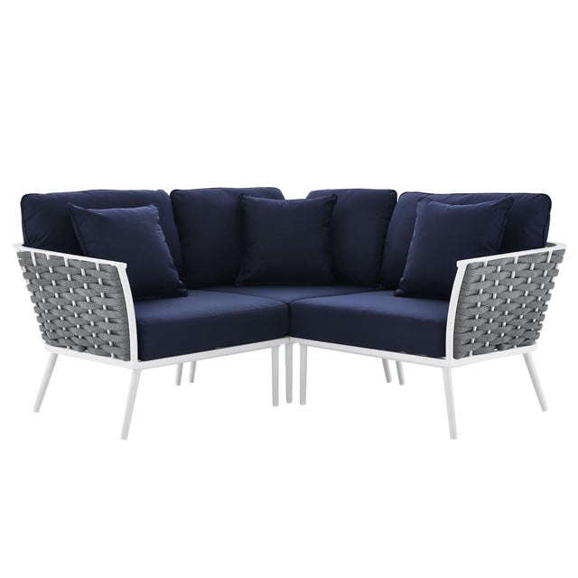 Modway Stance 3-Piece Outdoor Sectional