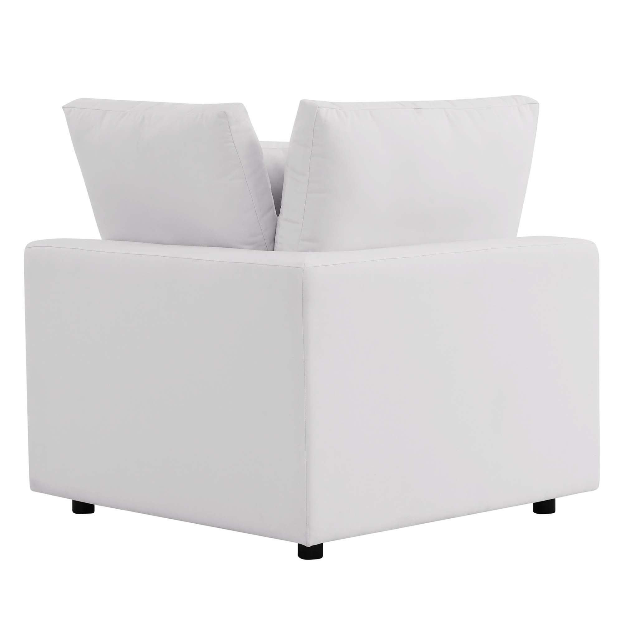 Modway Commix Outdoor Sofa, White, large