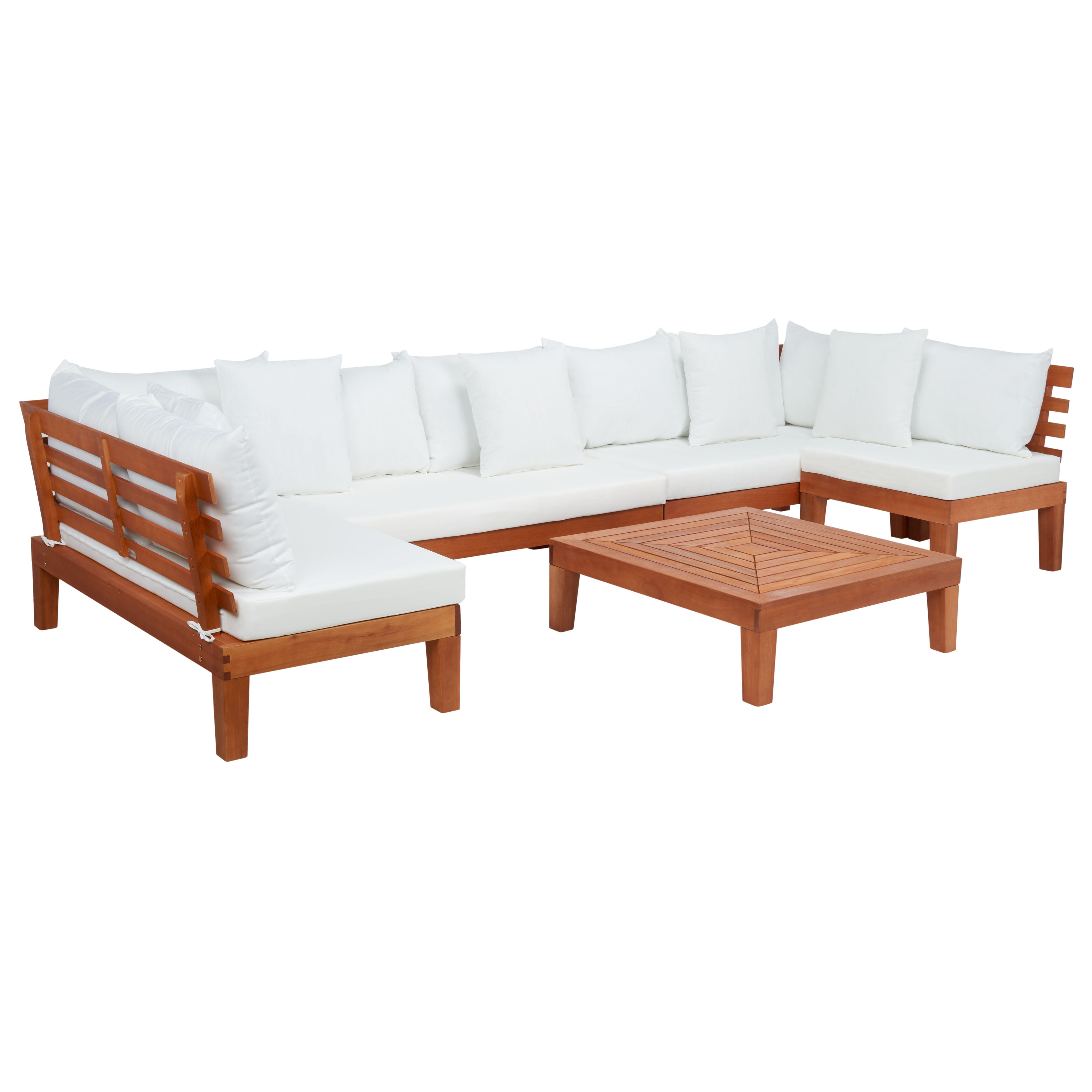Safavieh Granton Outdoor Sofa with Coffee Table, , large