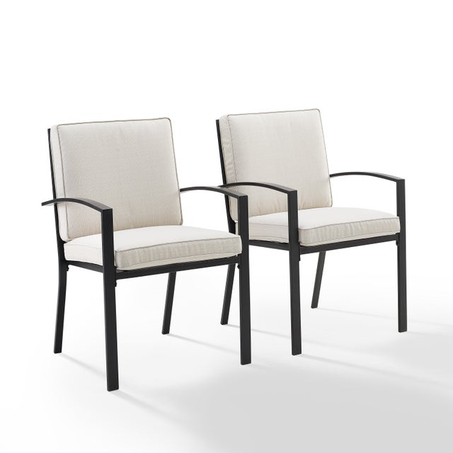 Crosley Furniture Kaplan Outdoor Dining Chair (Set of 2)