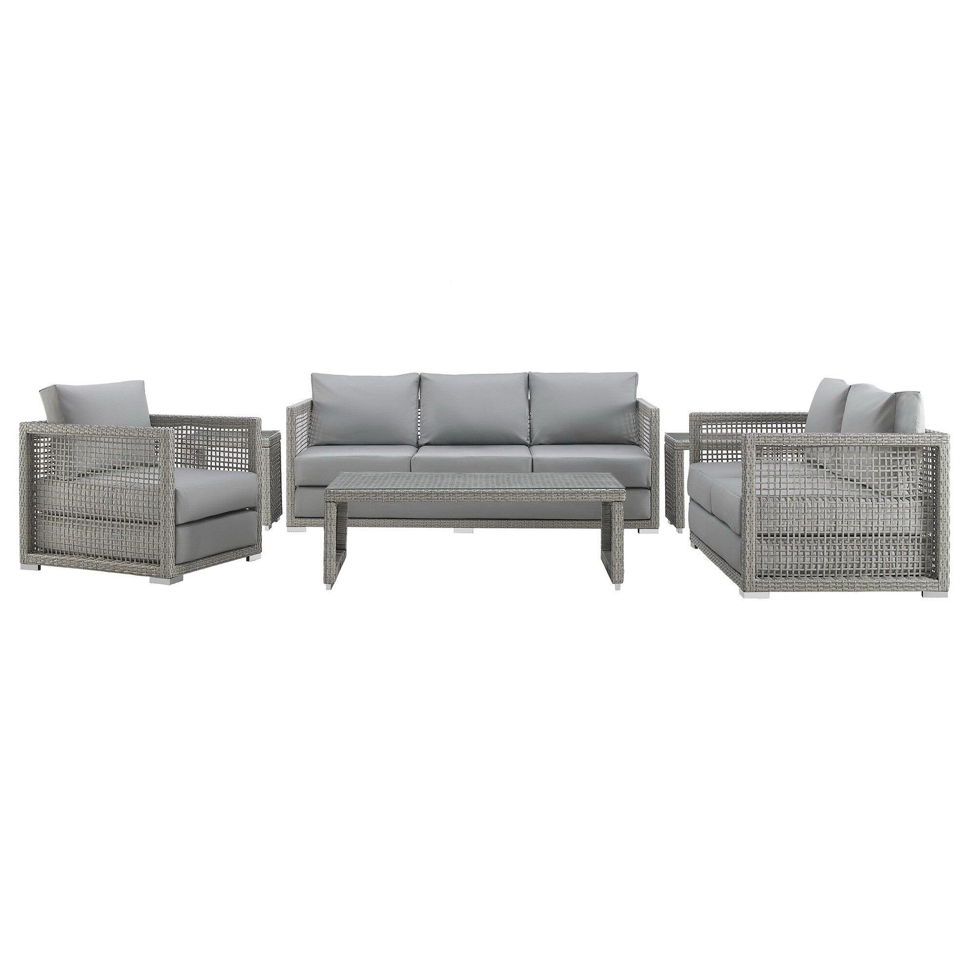 Modway Aura Outdoor Conversation Set, , large