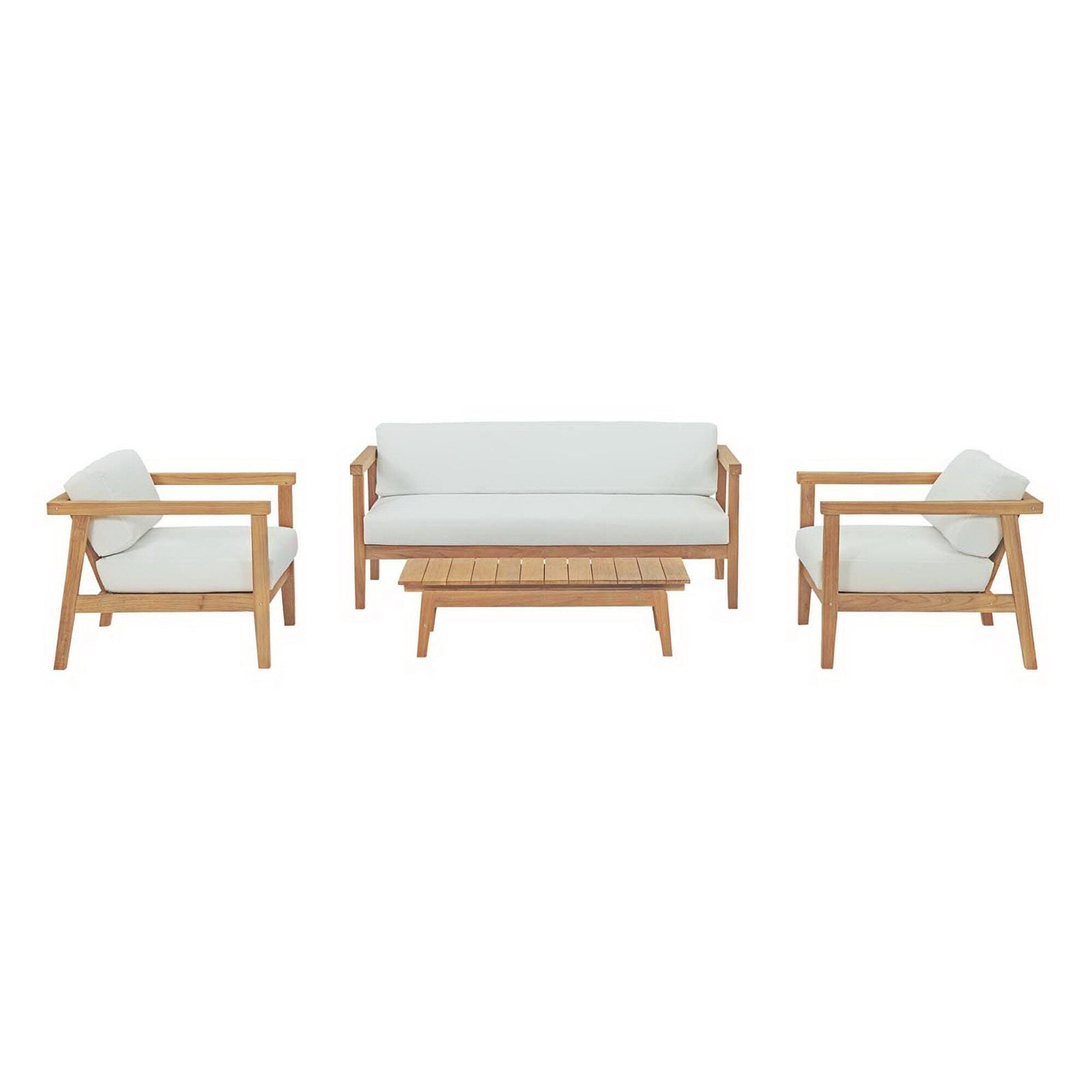 Modway Bayport Outdoor Conversation Set, , large