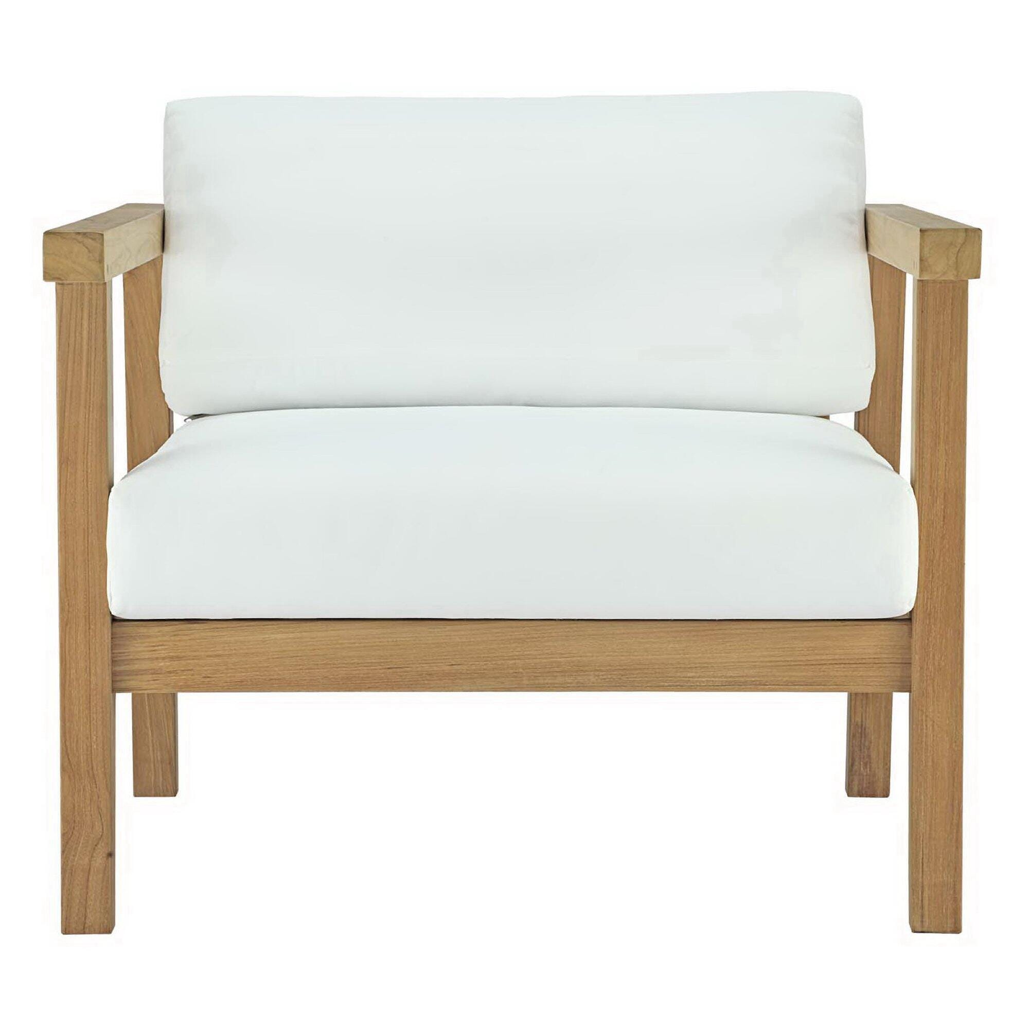 Modway Bayport Outdoor Conversation Set with Coffee Table, , large
