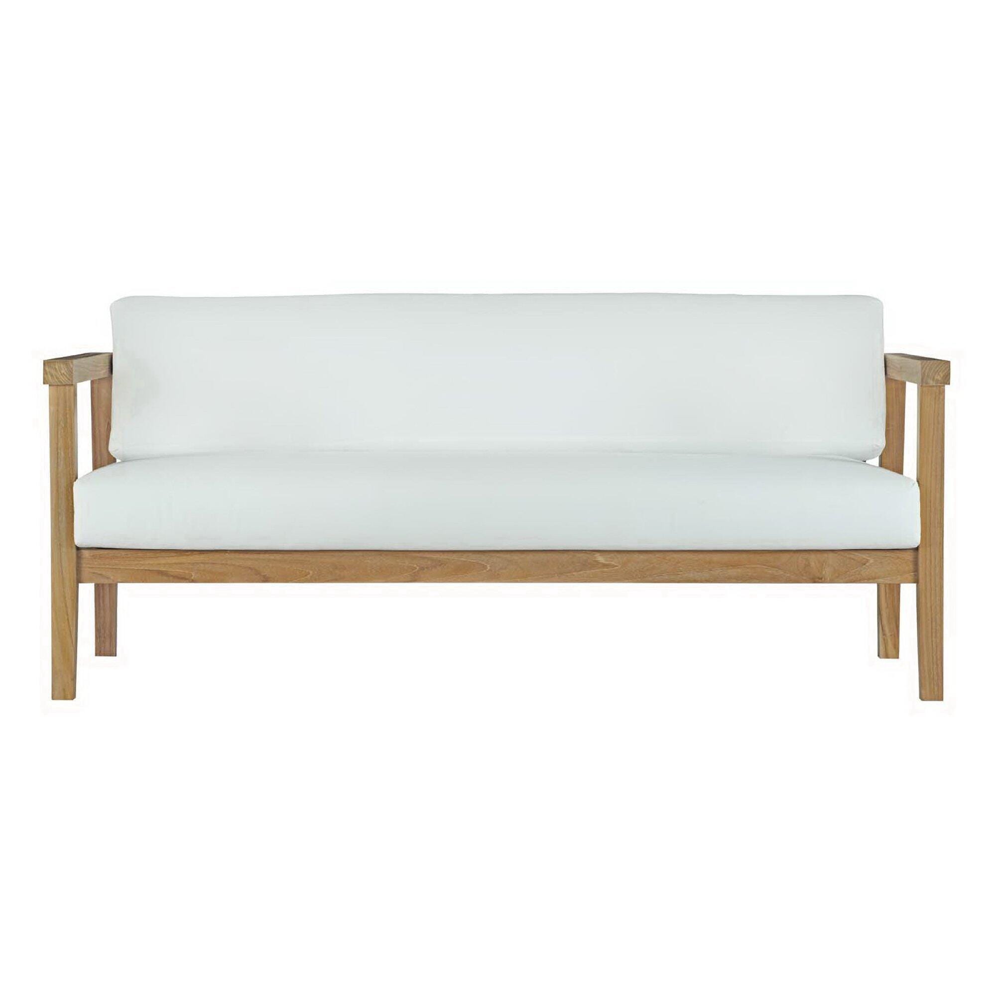 Modway Bayport Outdoor Conversation Set with Coffee Table, , large