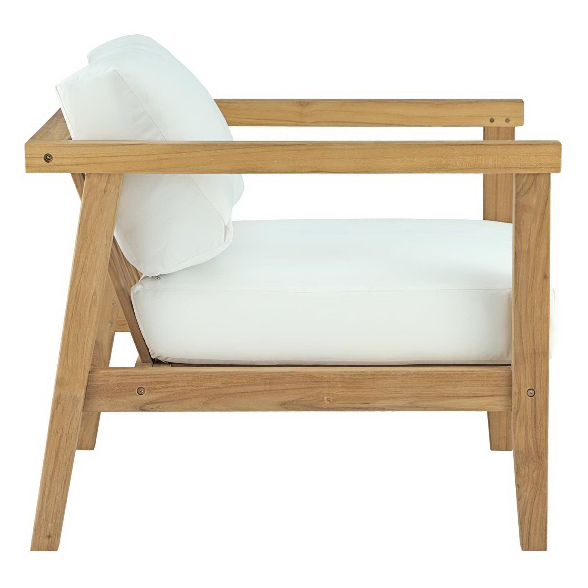 Modway Bayport Outdoor Conversation Set with Side Table, , large