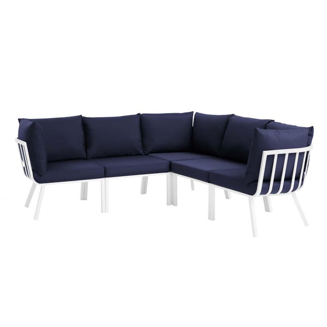 Modway Riverside 5-Piece Outdoor Sectional