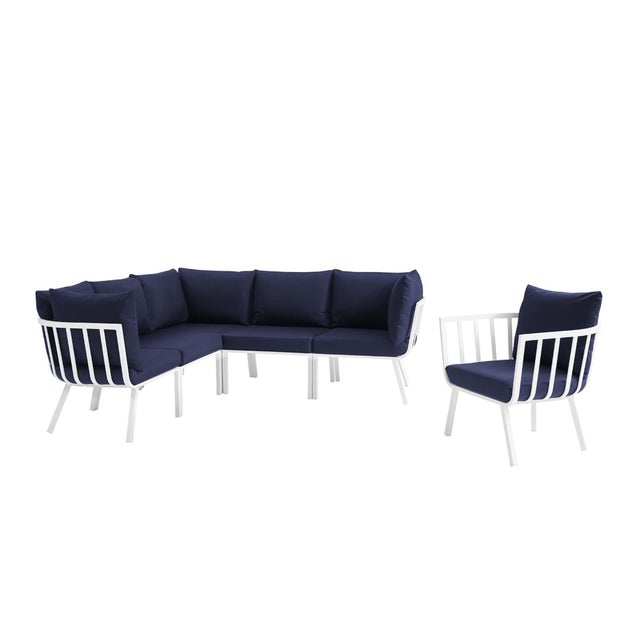 Modway Riverside 6-Piece Outdoor Sectional Set
