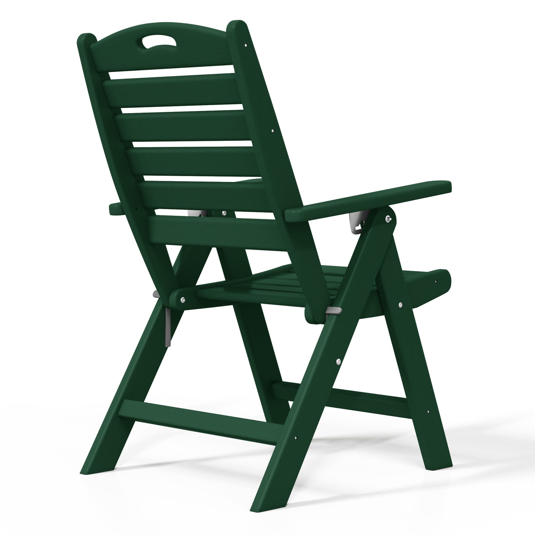 Westin Furniture Laguna Outdoor Round Dining Table and 4 Chairs, Dark Green, large