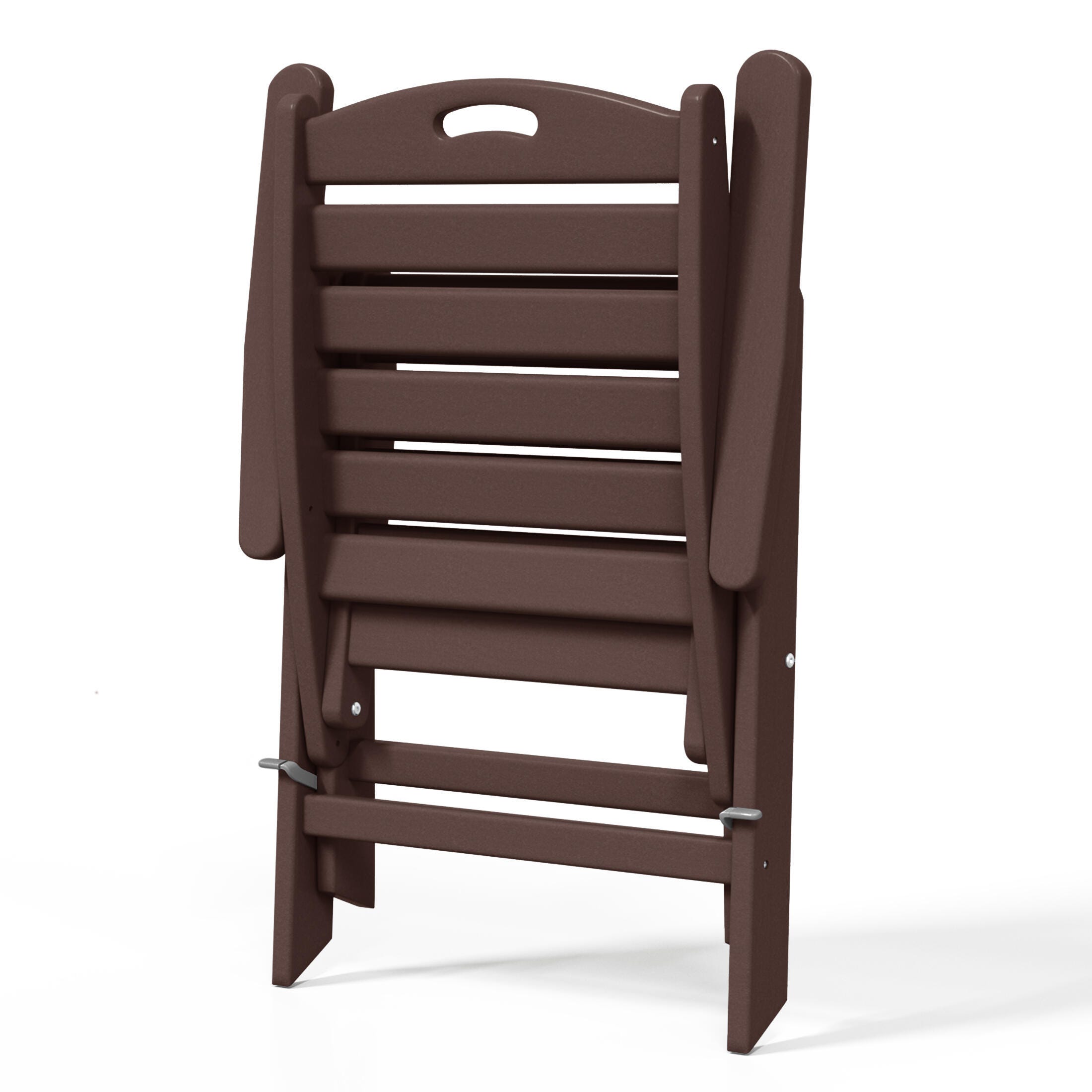 Westin Furniture Laguna Outdoor Round Dining Table and 4 Chairs, Dark Brown, large