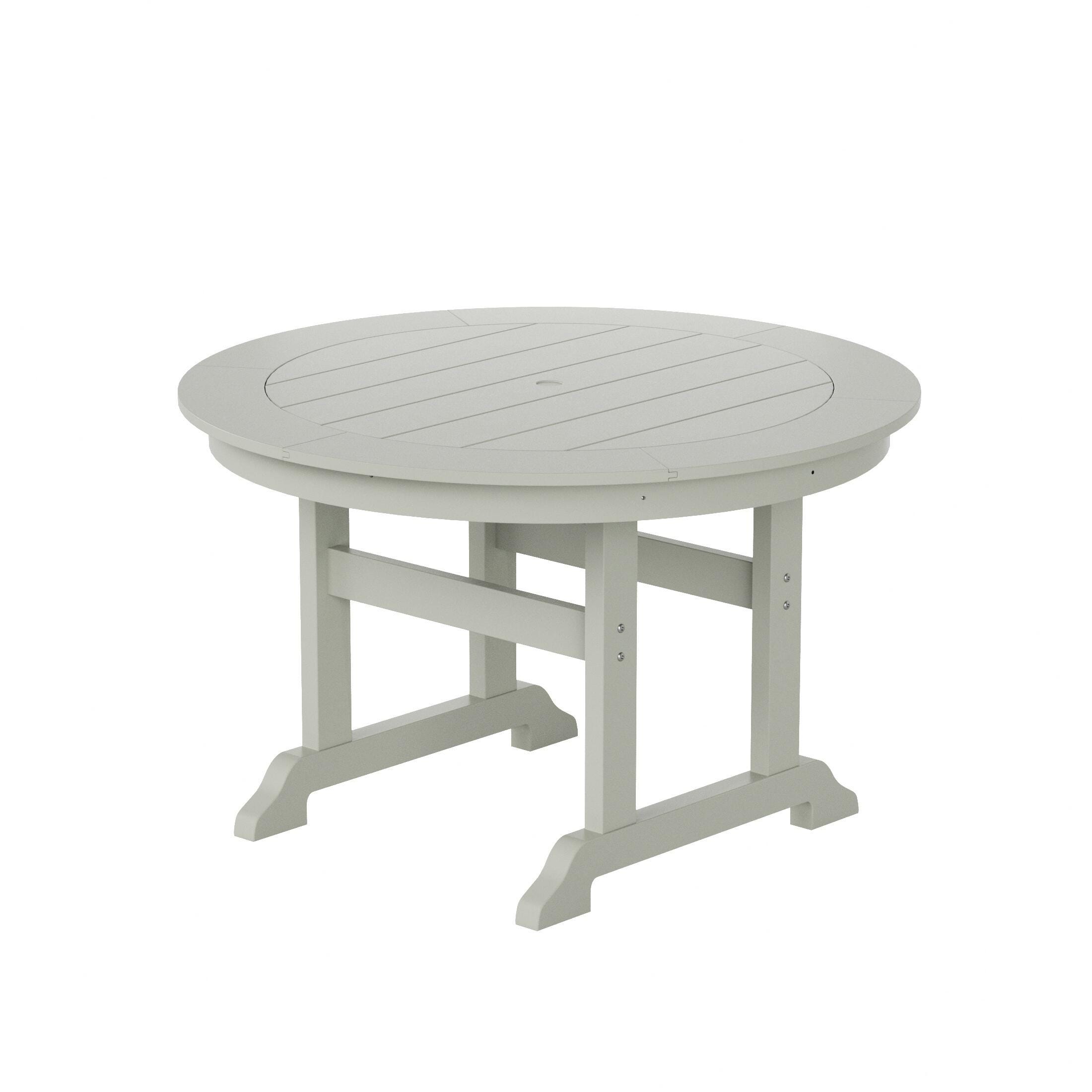 Westin Furniture Laguna Outdoor Round Dining Table and 4 Chairs, Sand, large