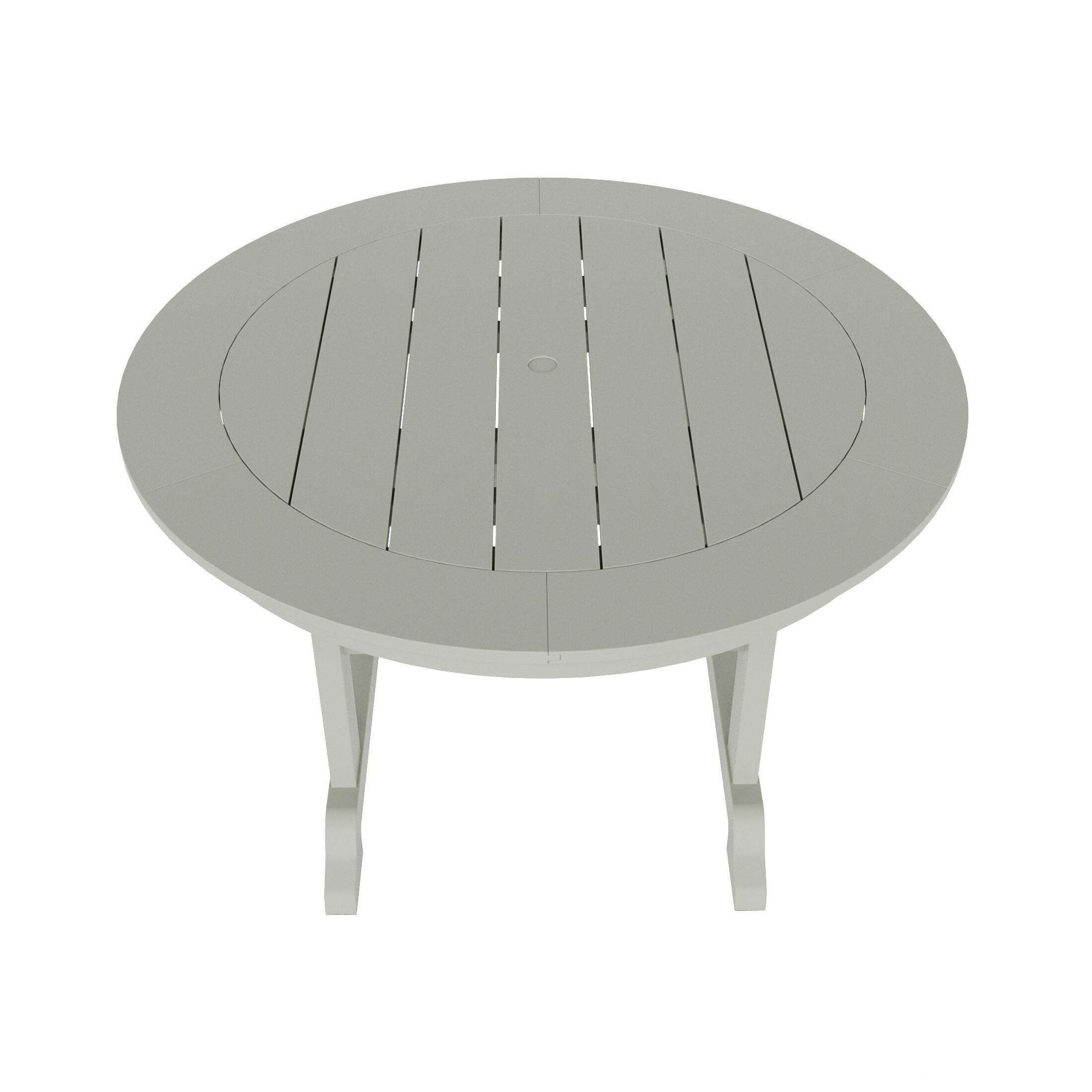 Westin Furniture Laguna Outdoor Round Dining Table and 4 Chairs, Sand, large