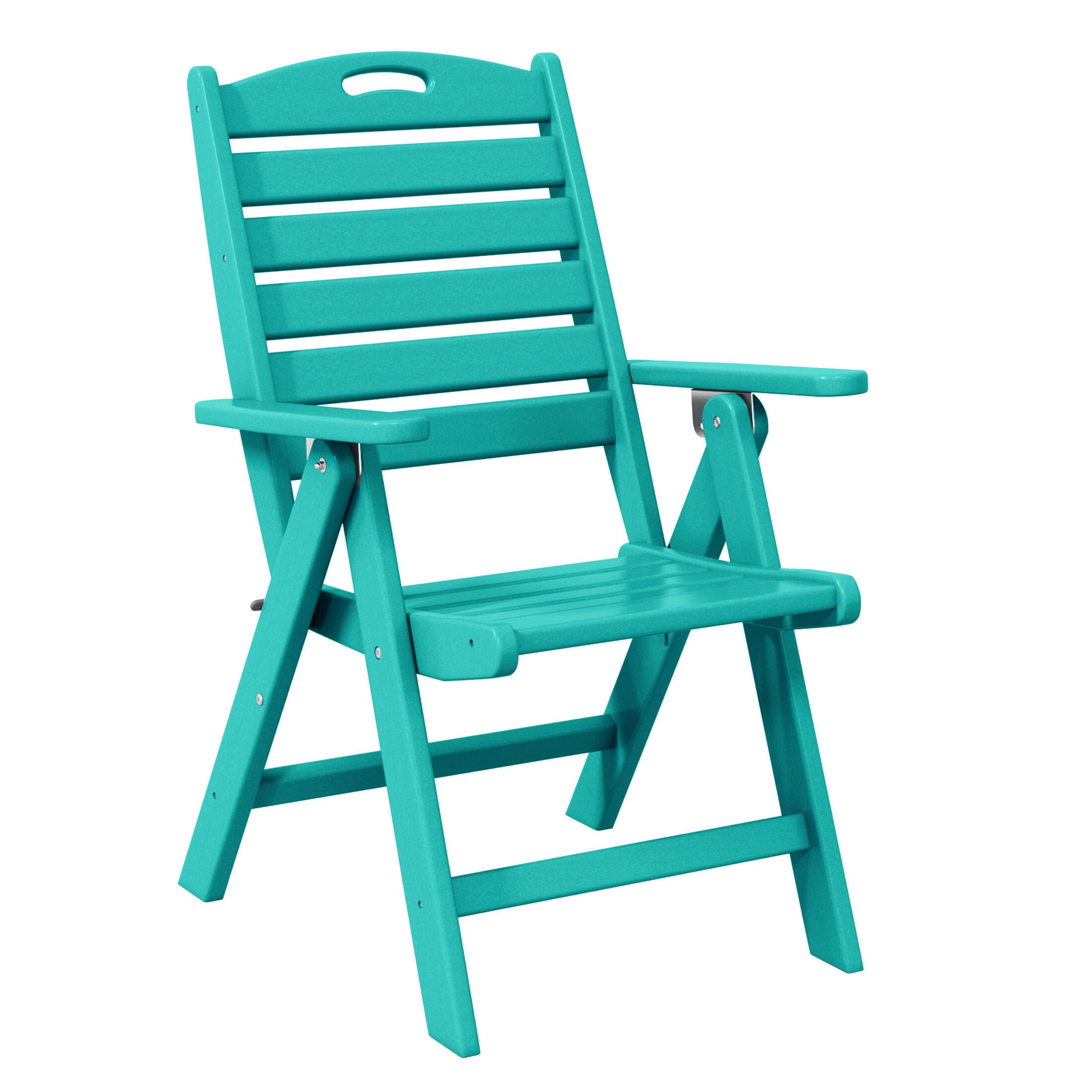 Westin Furniture Laguna Outdoor Round Dining Table and 4 Chairs, Turquoise, large