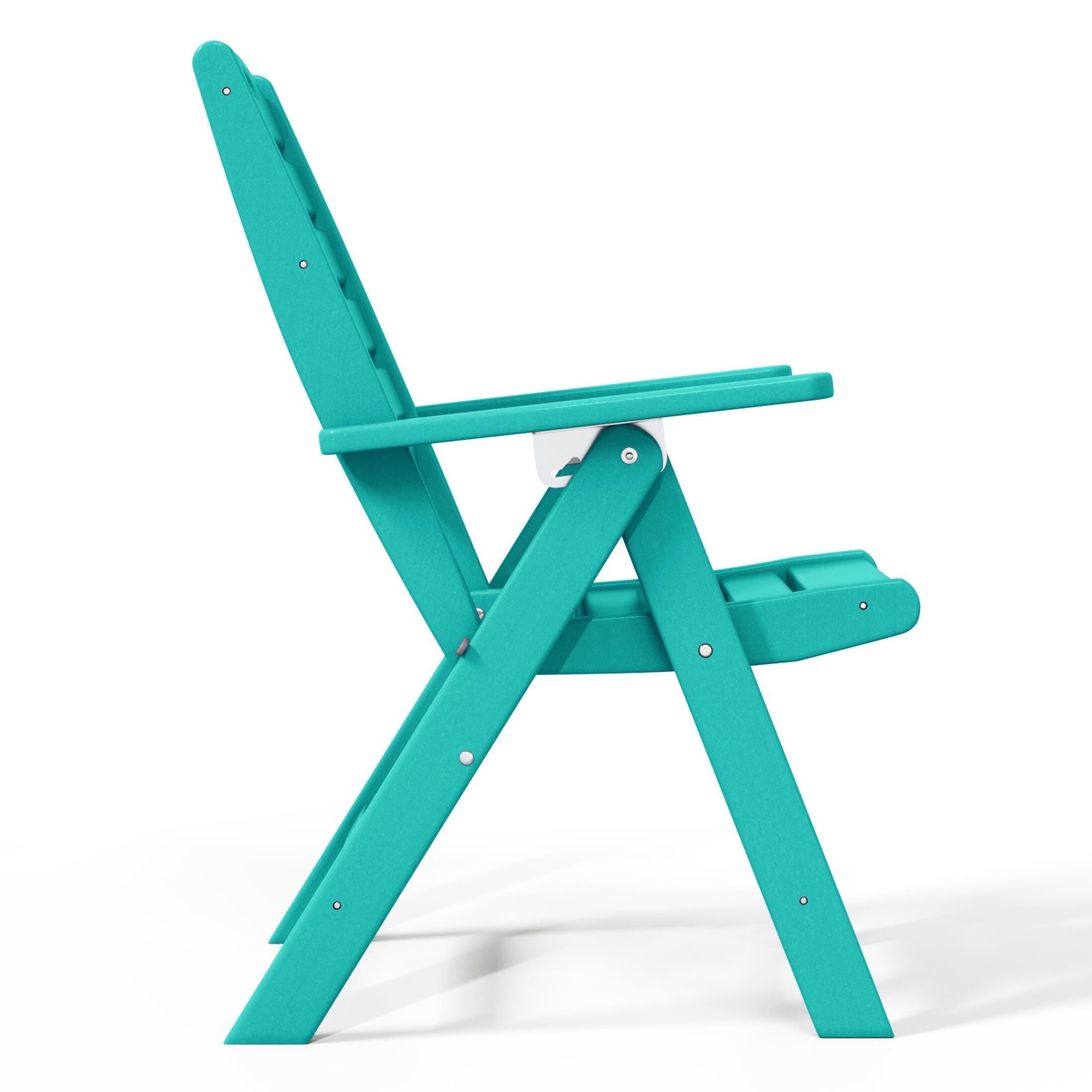 Westin Furniture Laguna Outdoor Round Dining Table and 4 Chairs, Turquoise, large