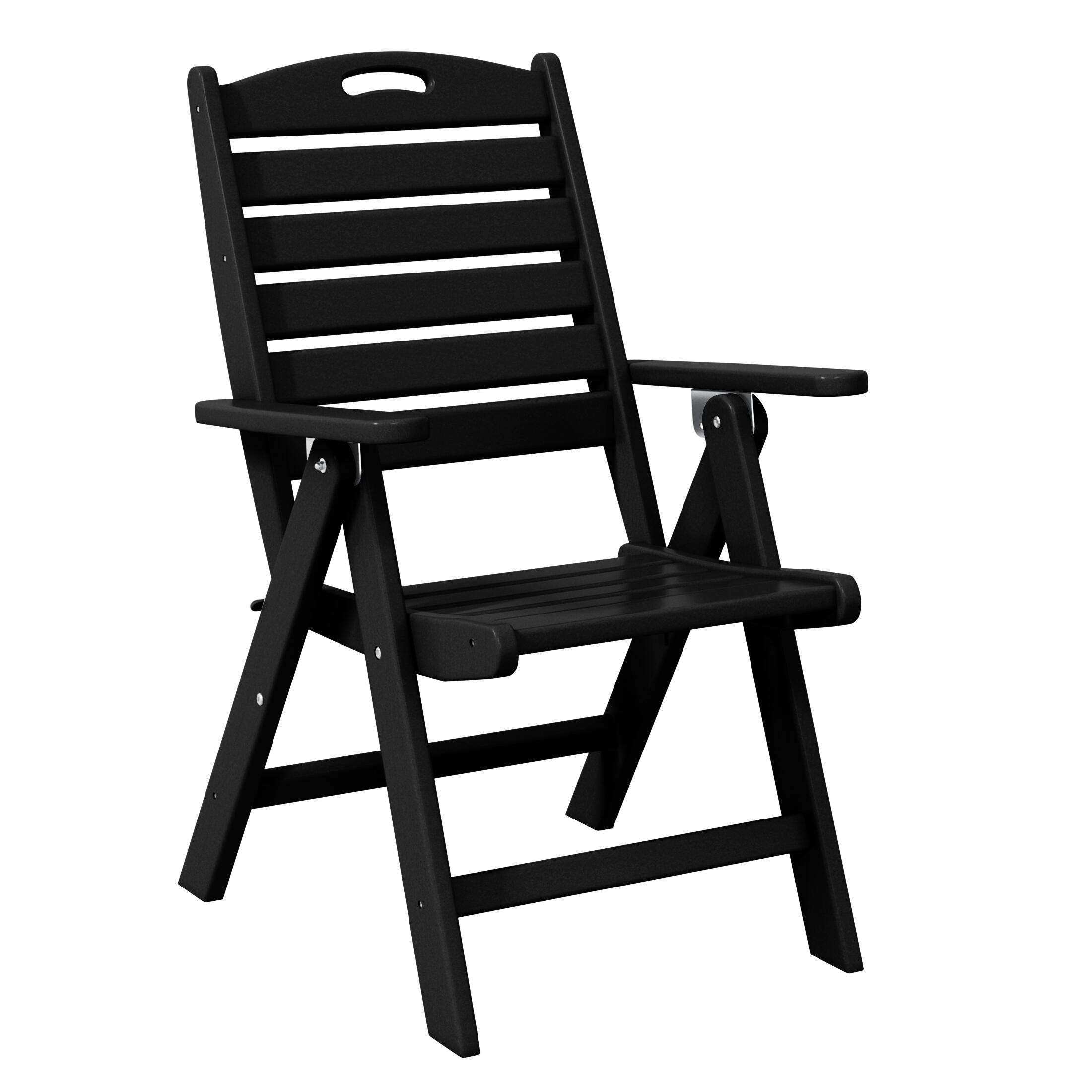 Westin Furniture Laguna Outdoor Square Dining Table and 4 Chairs, Black, large