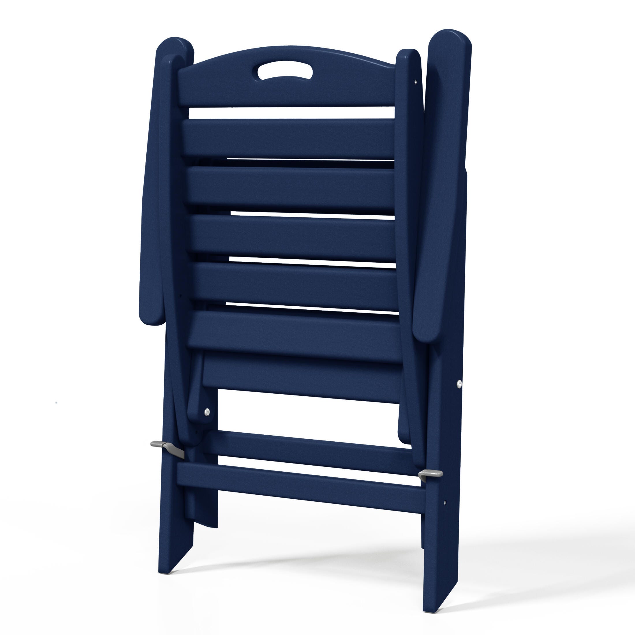 Westin Furniture Laguna Outdoor Square Dining Table and 4 Chairs, Navy Blue, large