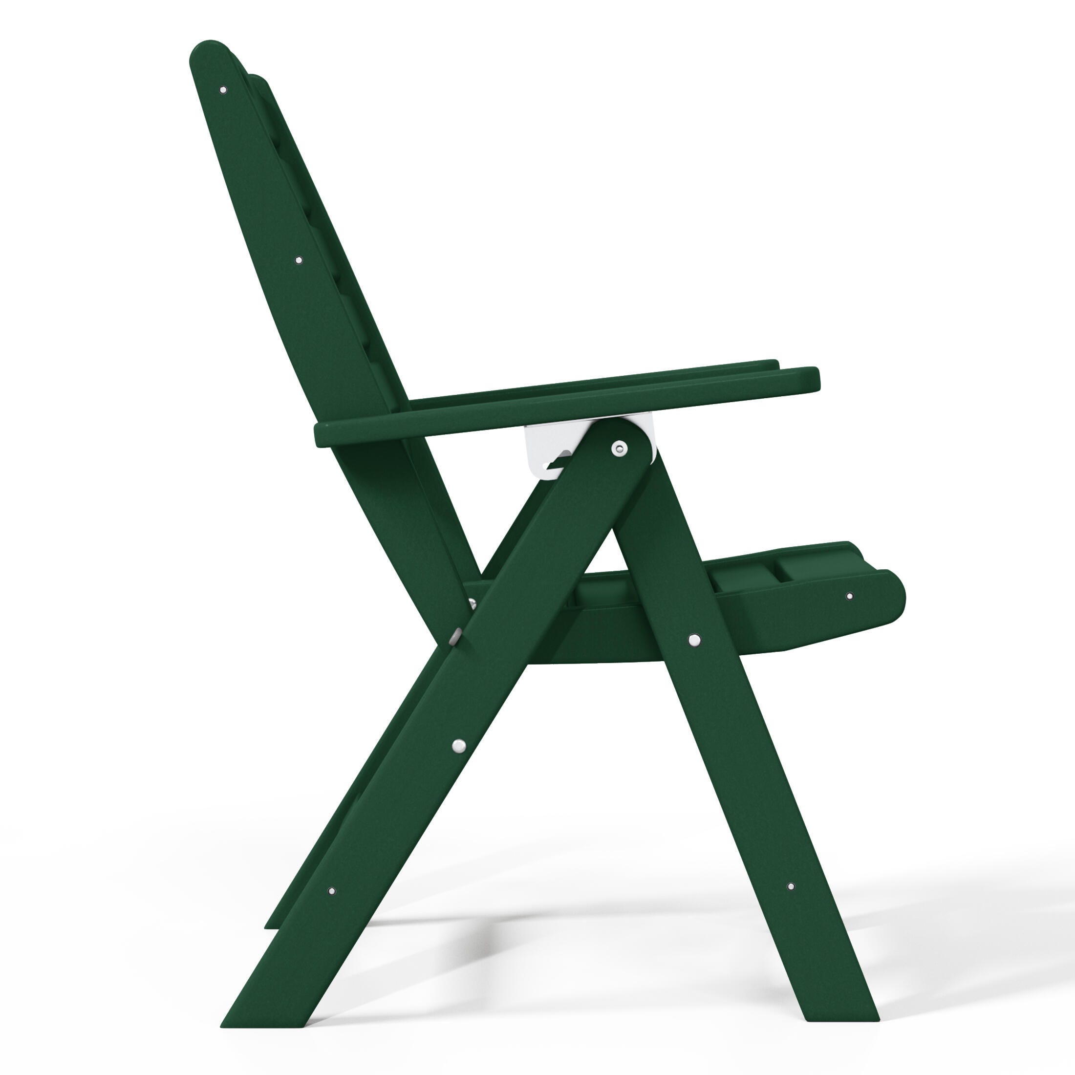 Westin Furniture Laguna Outdoor Square Dining Table and 4 Chairs, Dark Green, large