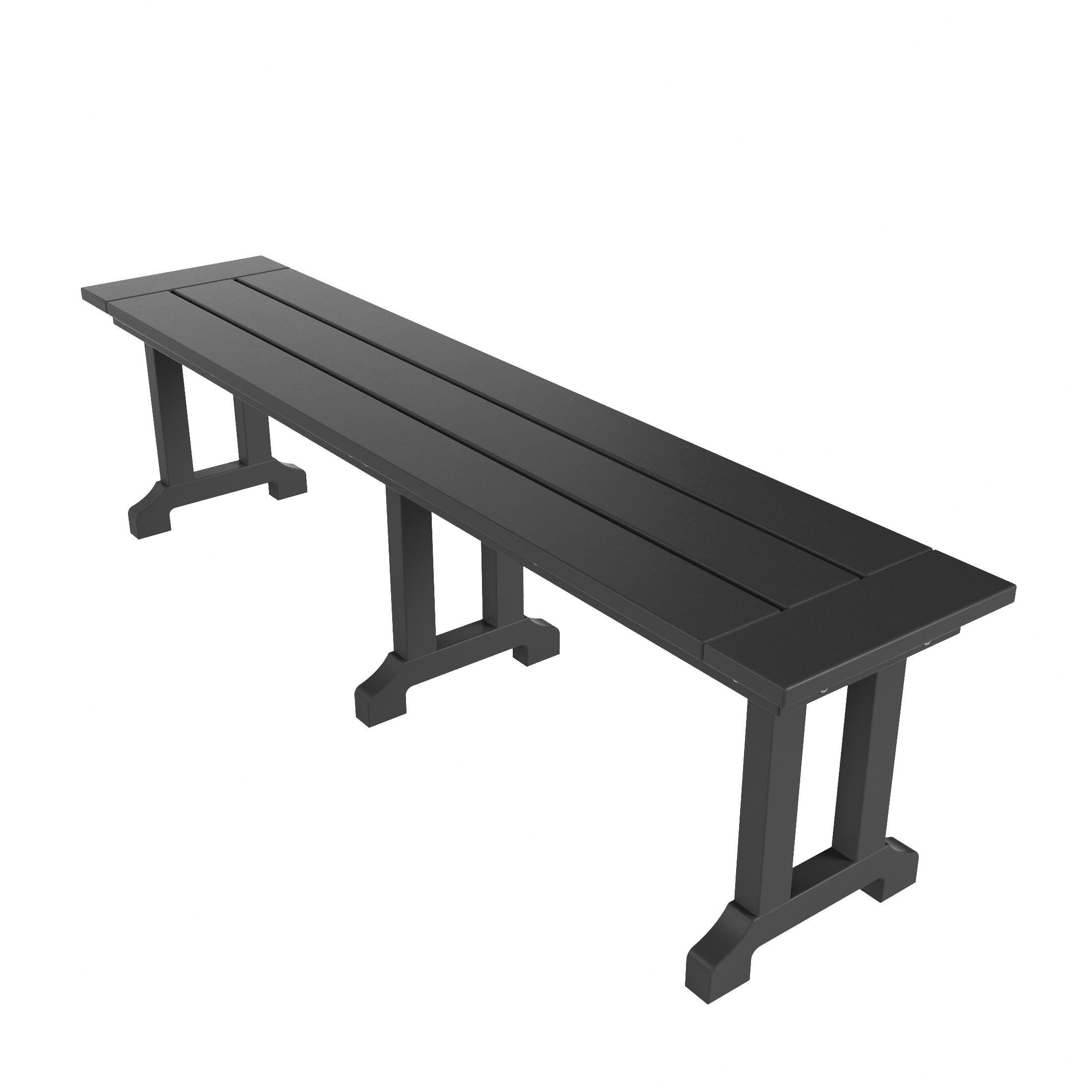 Westin Furniture Laguna Outdoor Dining Table and 4 Chairs and Bench, Gray, large