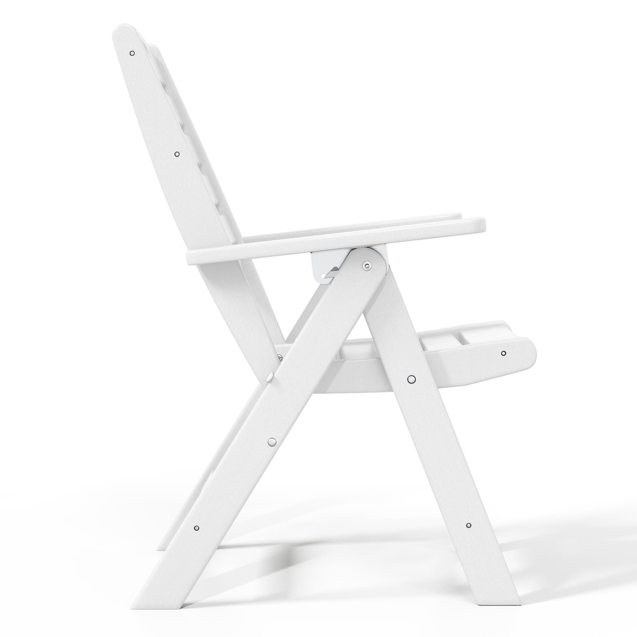 Westin Furniture Laguna Outdoor Dining Table and 6 Chairs, White, large