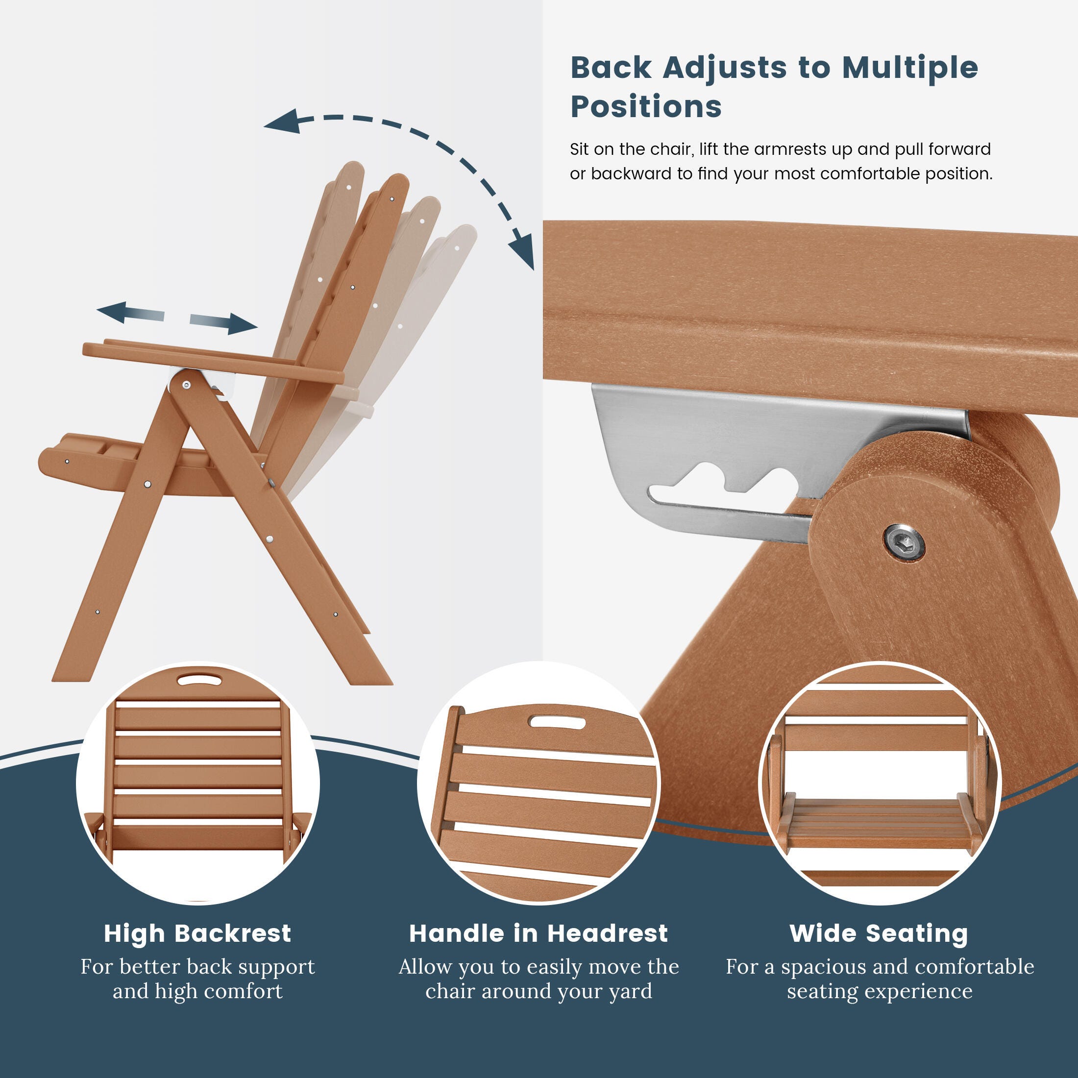 Westin Furniture Laguna Outdoor Dining Table and 6 Chairs, Teak, large