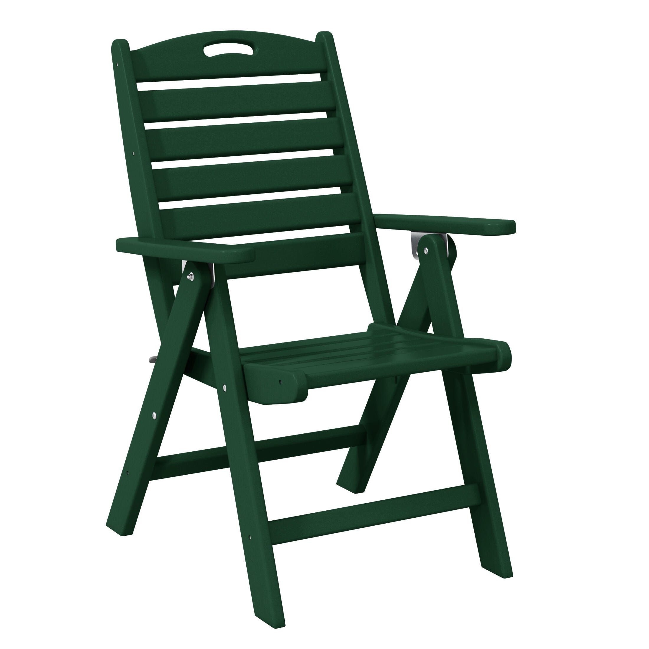 Westin Furniture Laguna Outdoor Dining Table and 6 Chairs, Dark Green, large
