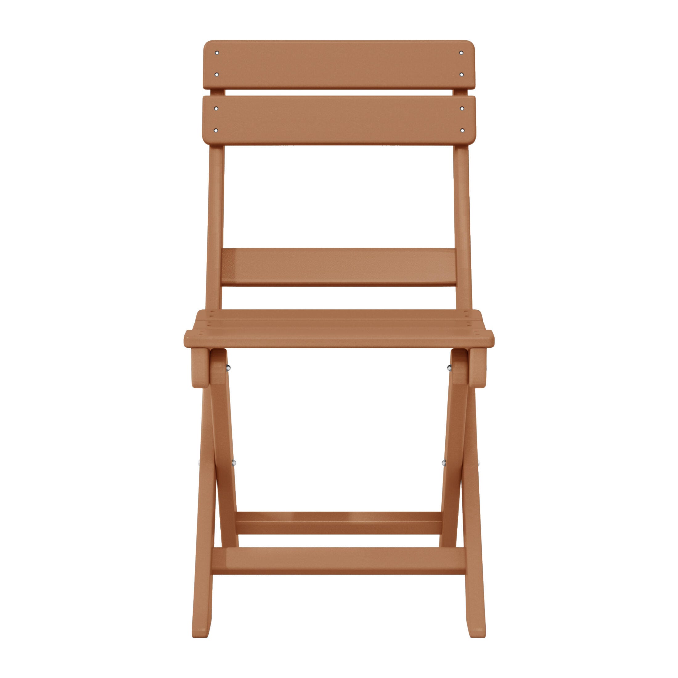 Westin Furniture Laguna Outdoor Bistro Table and 2 Chairs, Teak, large