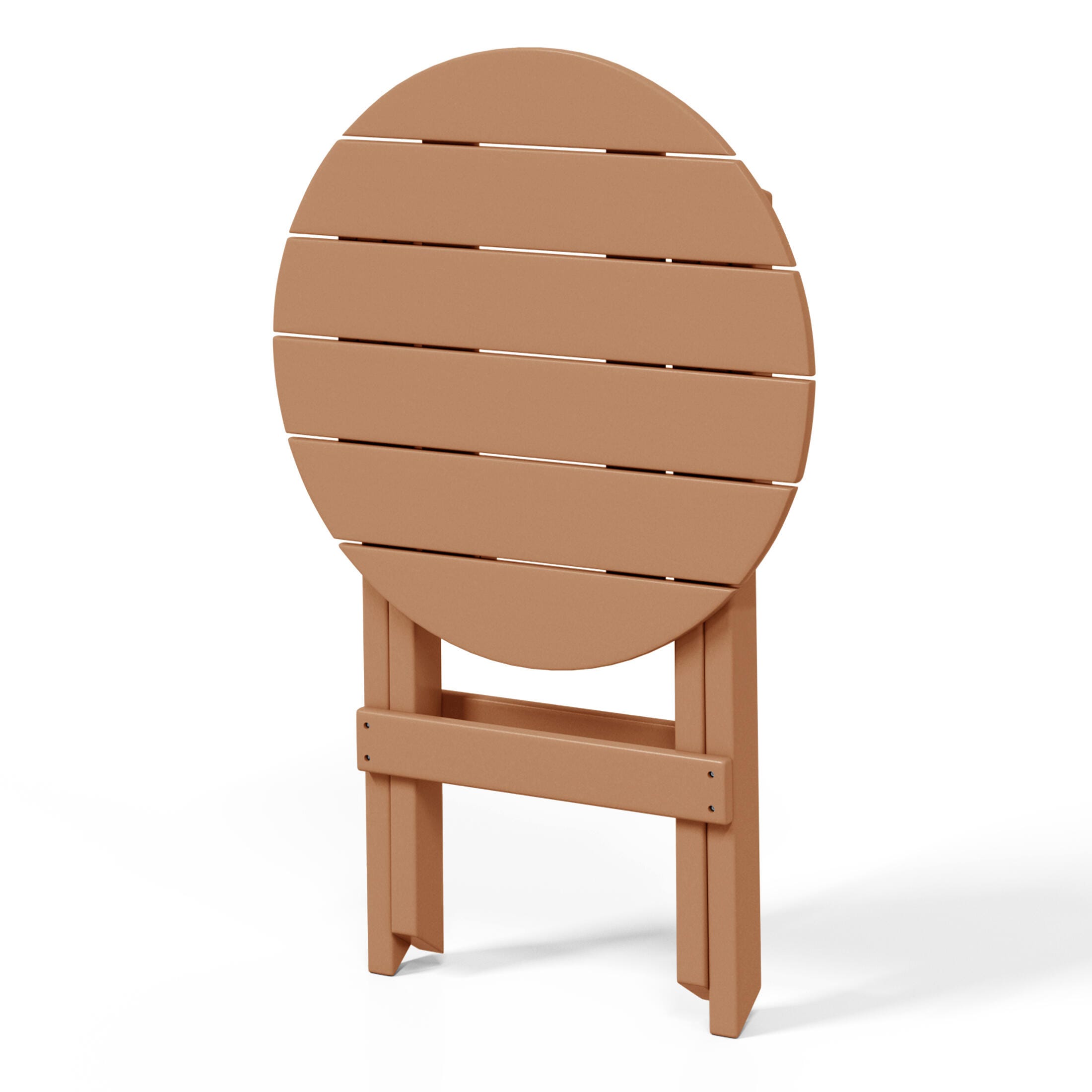 Westin Furniture Laguna Outdoor Bistro Table and 2 Chairs, Teak, large